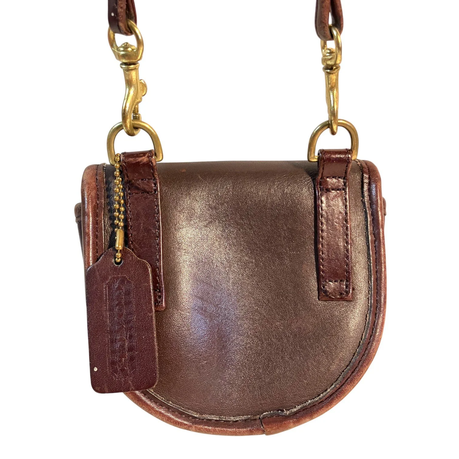 Vintage Coach Mini Crossbody Bag 9826, Mahogany Brown