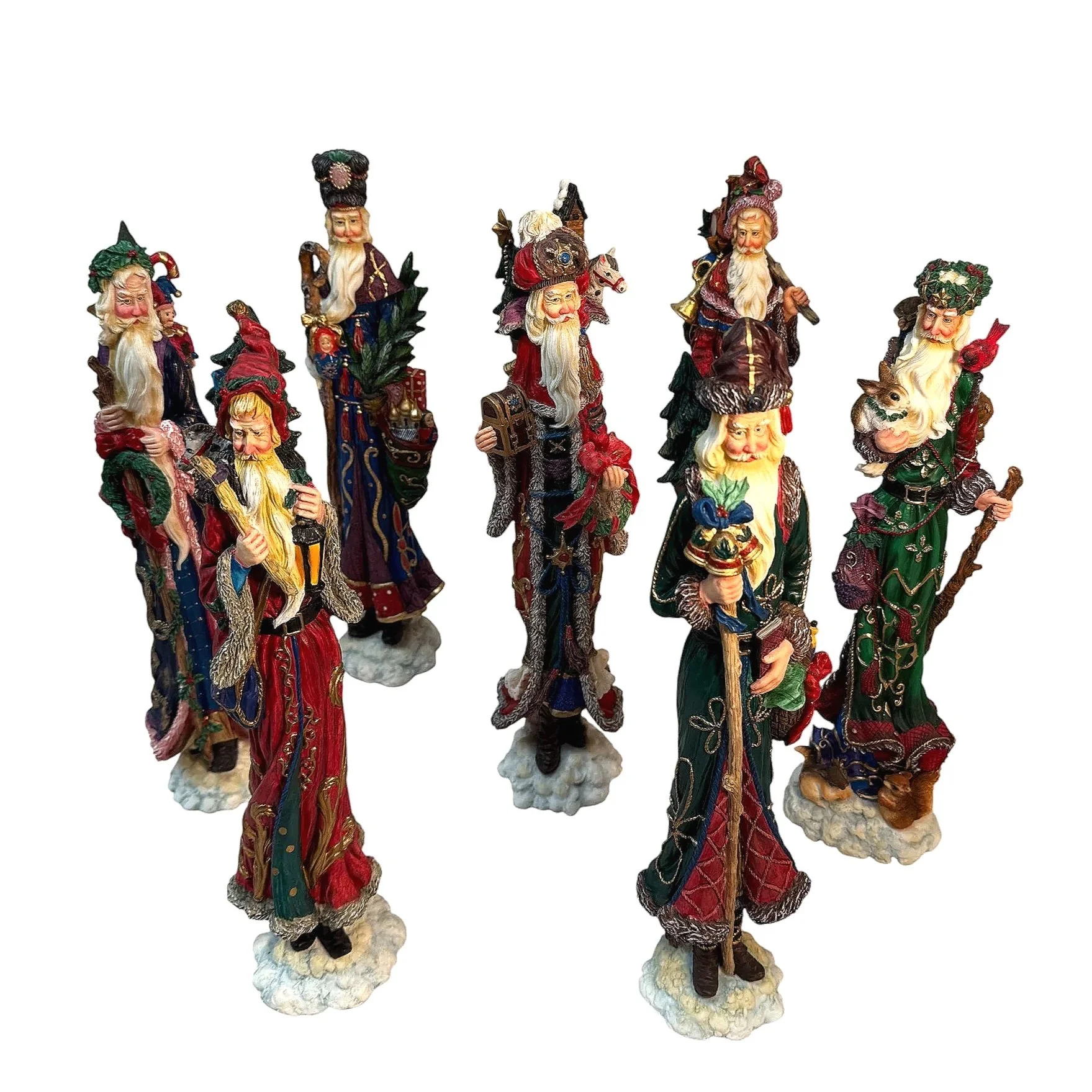 y*s様 最終値下げ！レノックス　カーミッイトサンタ Lenox Santa Figurines Collection From 1995 - 2000 — Mercer Island