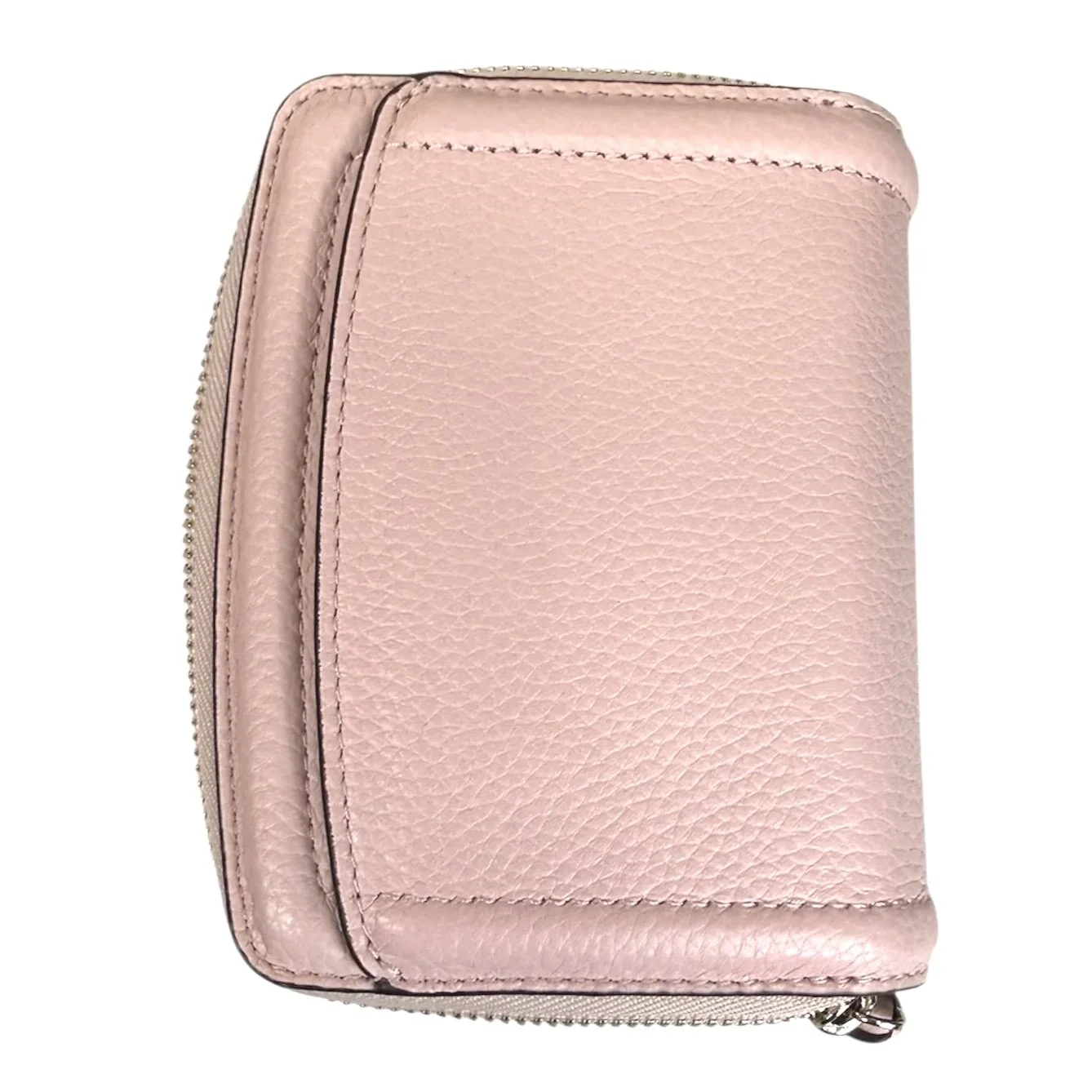 Kate Spade Knott Rosy Garden wallet. Kate Spade Knott Rosy Garden Embossed Pebbled Leather Wallet  main image 3