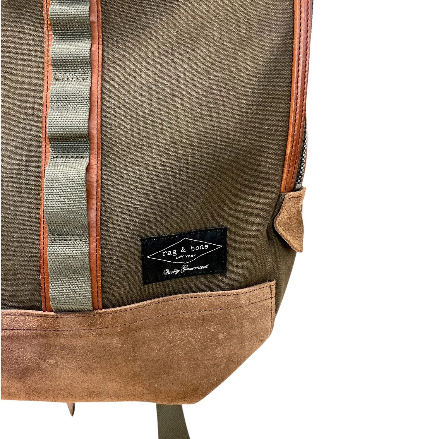rag & bone Derby Canvas Backpack, Olive Green — Mercer 