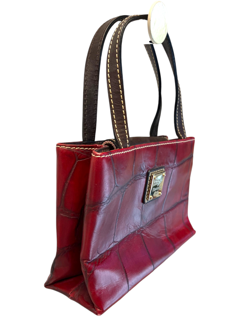 Y2K Dooney & Bourke Red Croc Mini Handbag — Mercer Island Thrift Shop