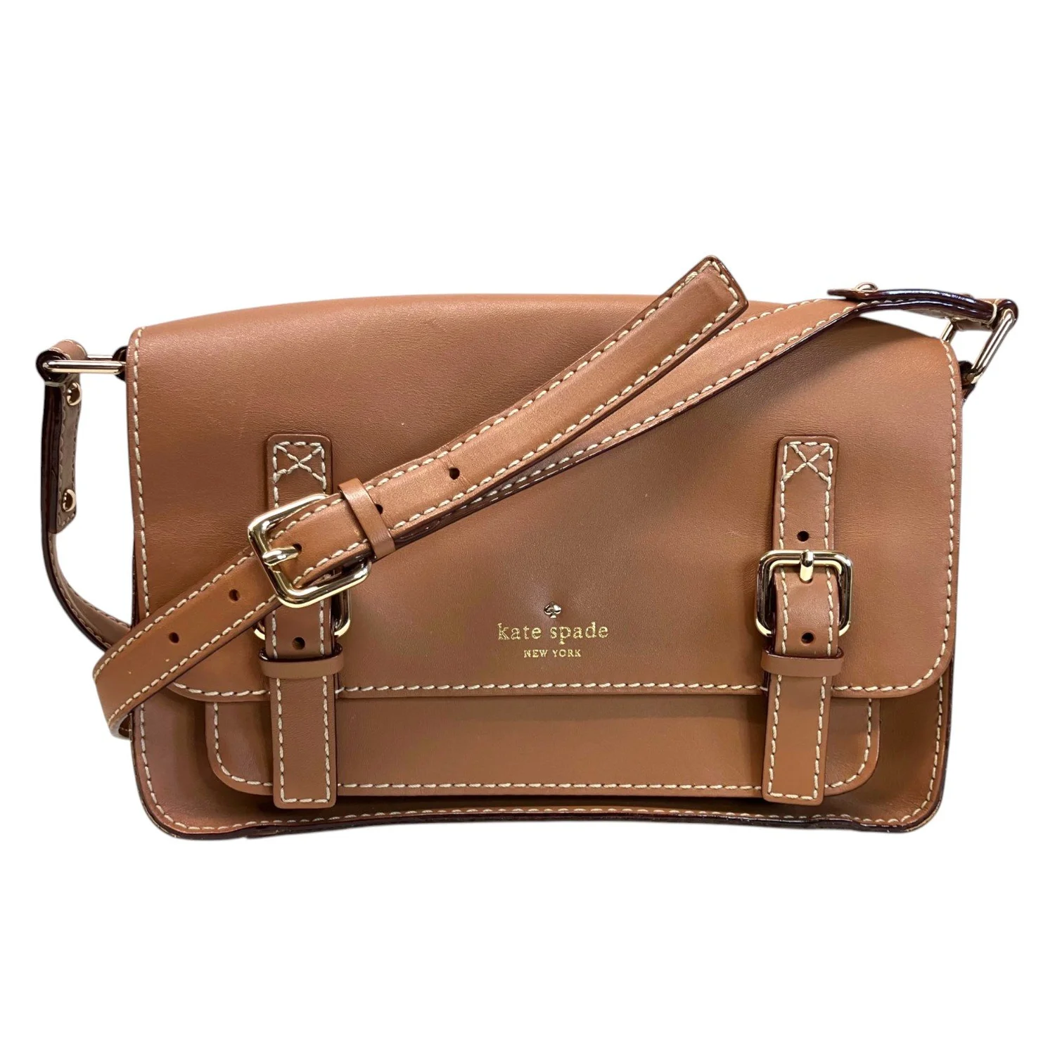 Kate Spade Essex Scout Leather Crossbody Purse, Brown — Mercer 