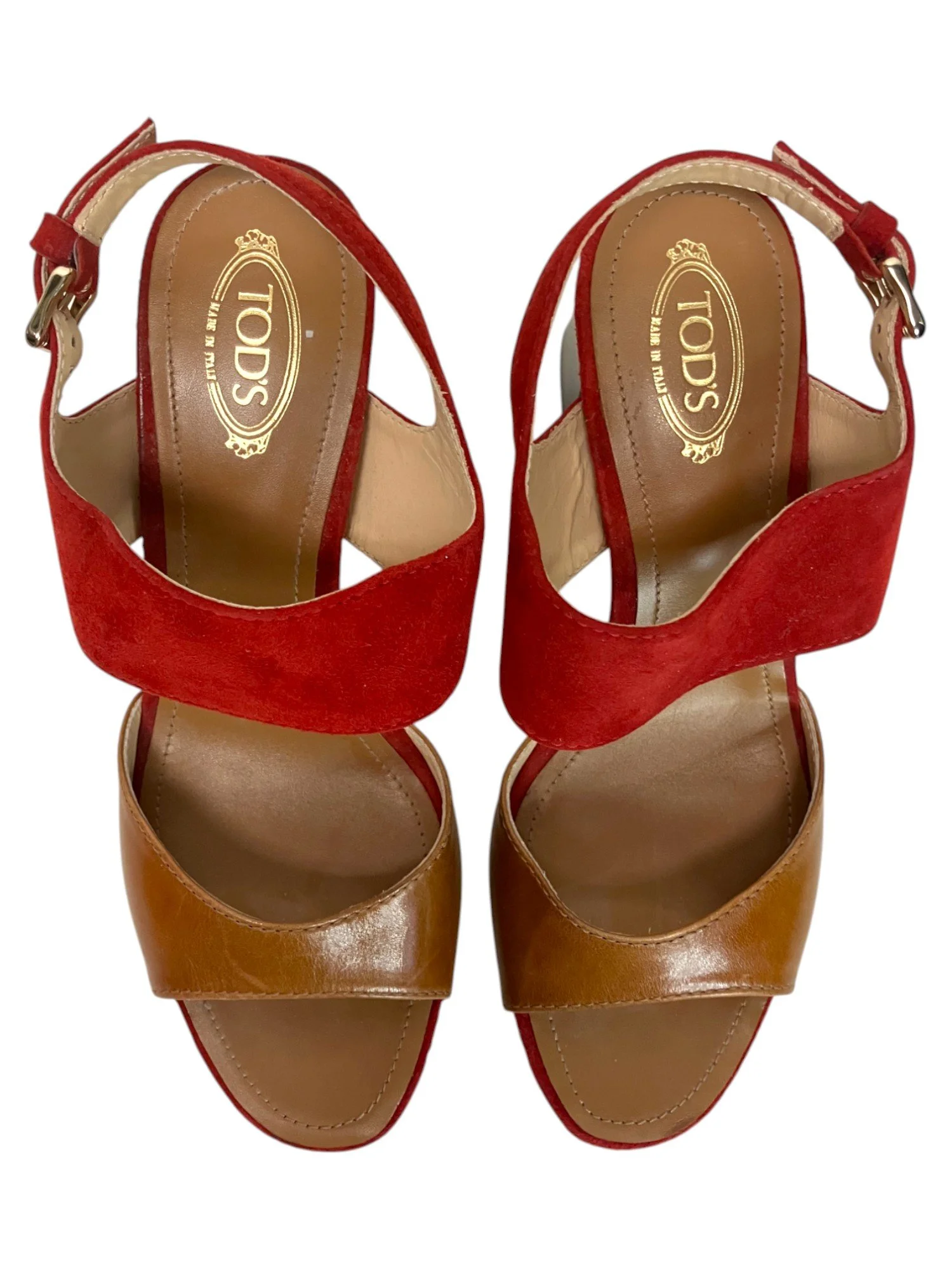 プラダ PRADA オープントゥ ウエッジソール 38.5 Prada Nappa Triangle Peep-Toe Platform Sandals | Neiman Marcus