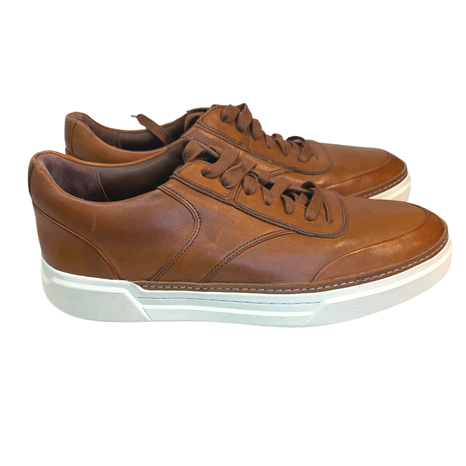 Allen Edmonds Burke Brown Leather Lace-Up Sneakers Mens Size 13 E‎ (Wide) Allen Edmonds Burke Lace-Up Sneaker, Brown, Men main image 4