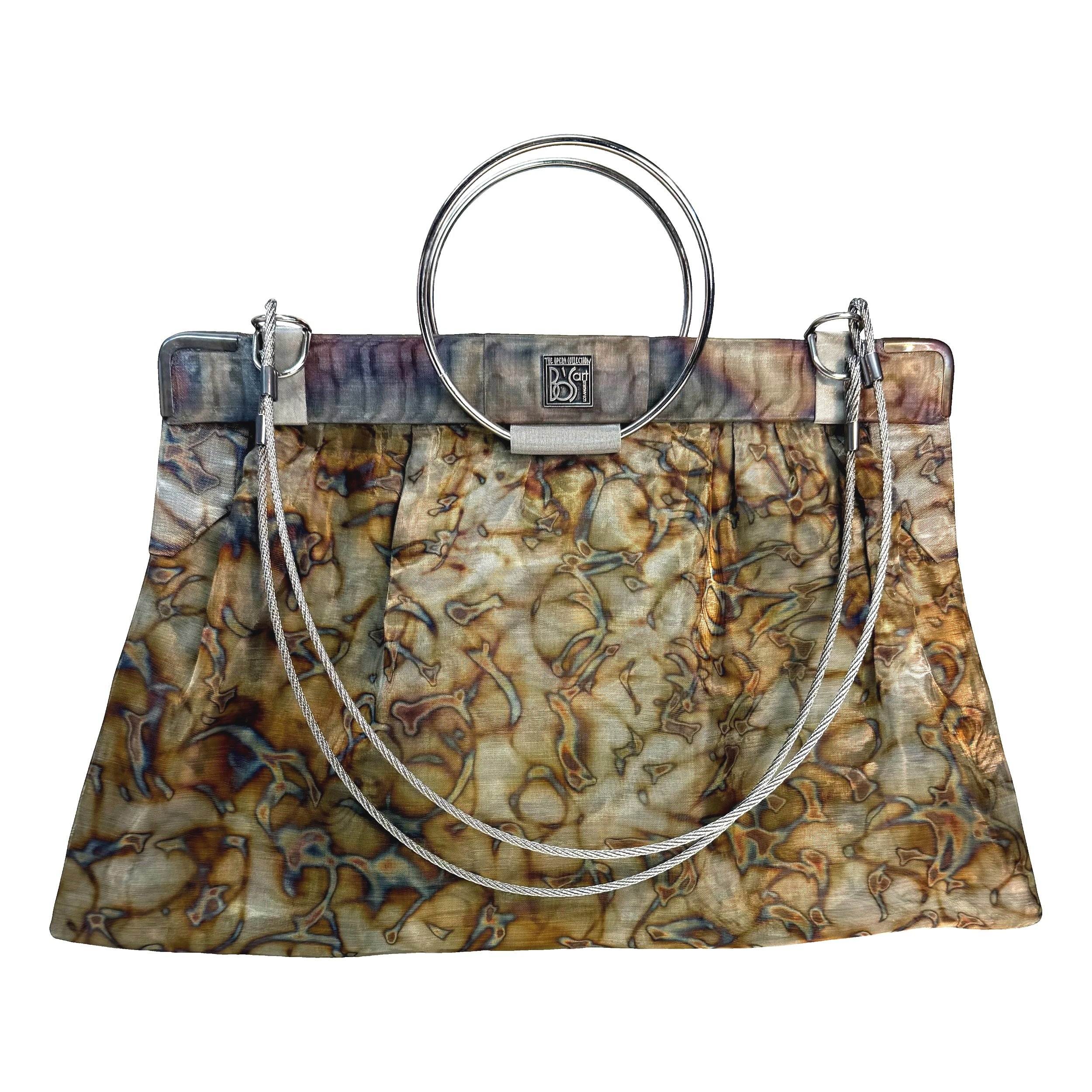 Mary Frances Embellished Zebra Clamshell Purse — Mercer Island