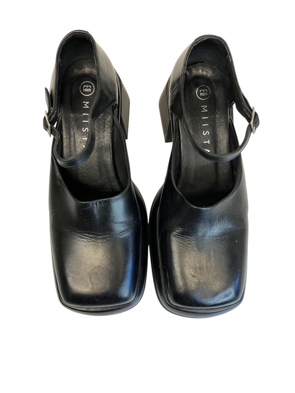 Miista Coral Mary Janes, Black, Size 40 (US 9.5) — Mercer Island