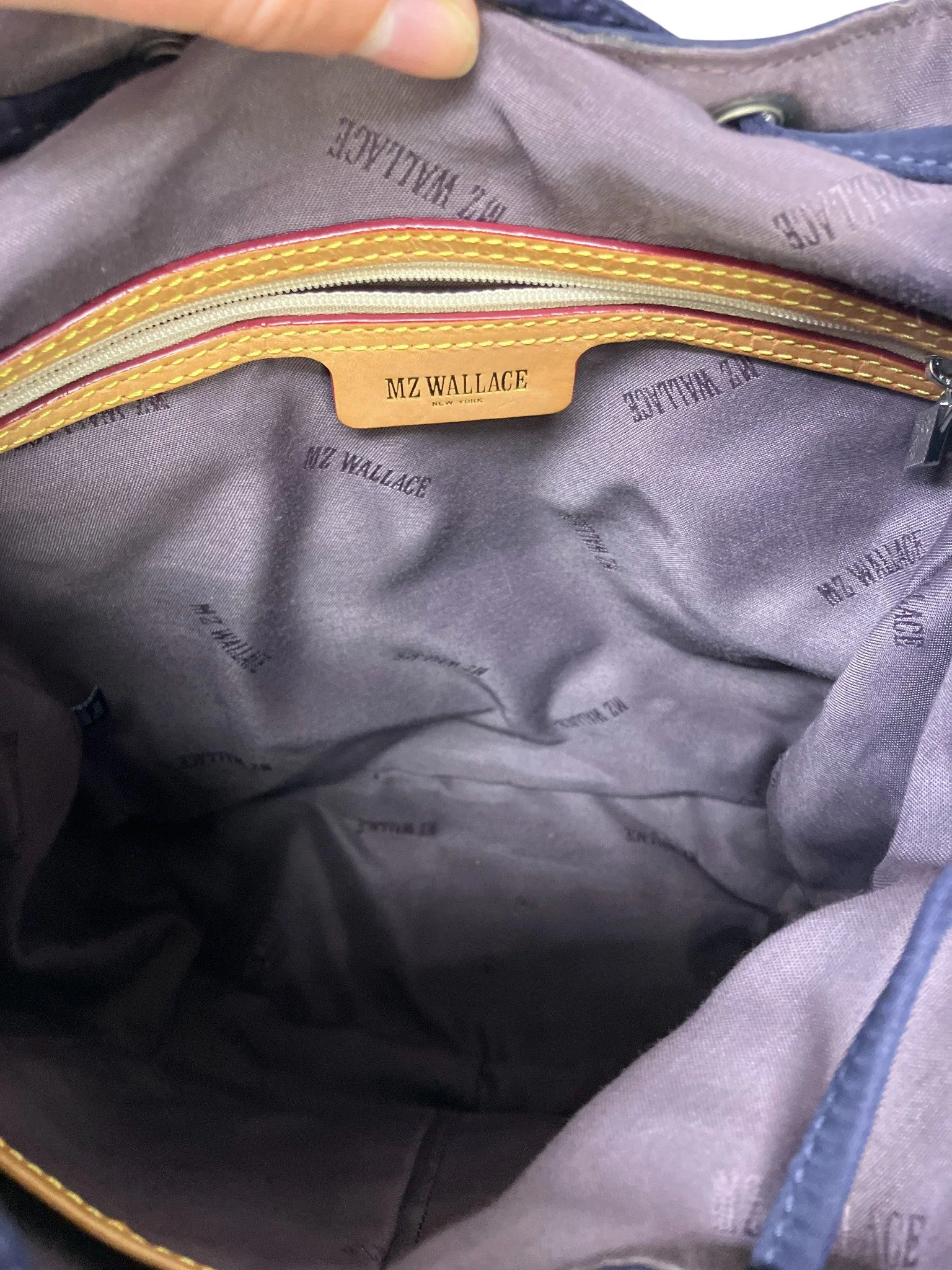 Mz Wallace Marlena Backpack, Plum Purple — Mercer Island Thrift Shop