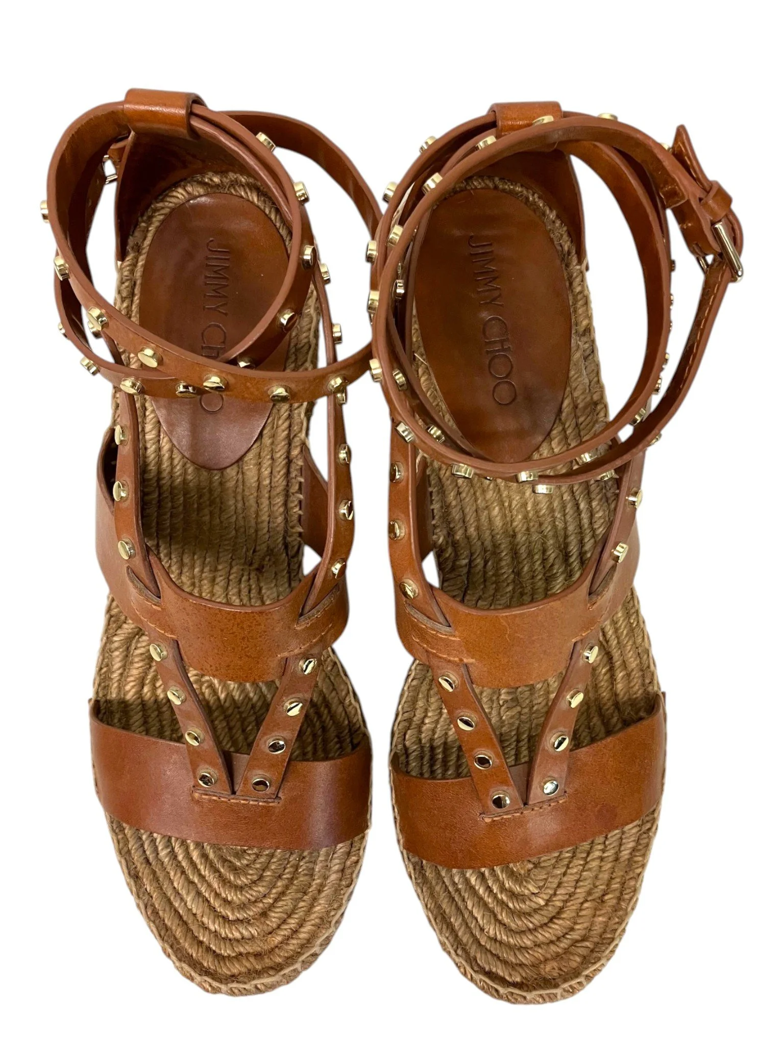 d.i.a.サイドジップショーパン Jimmy Choo Danica Espadrille Wedge Sandals, Women's Size 41 (10.5