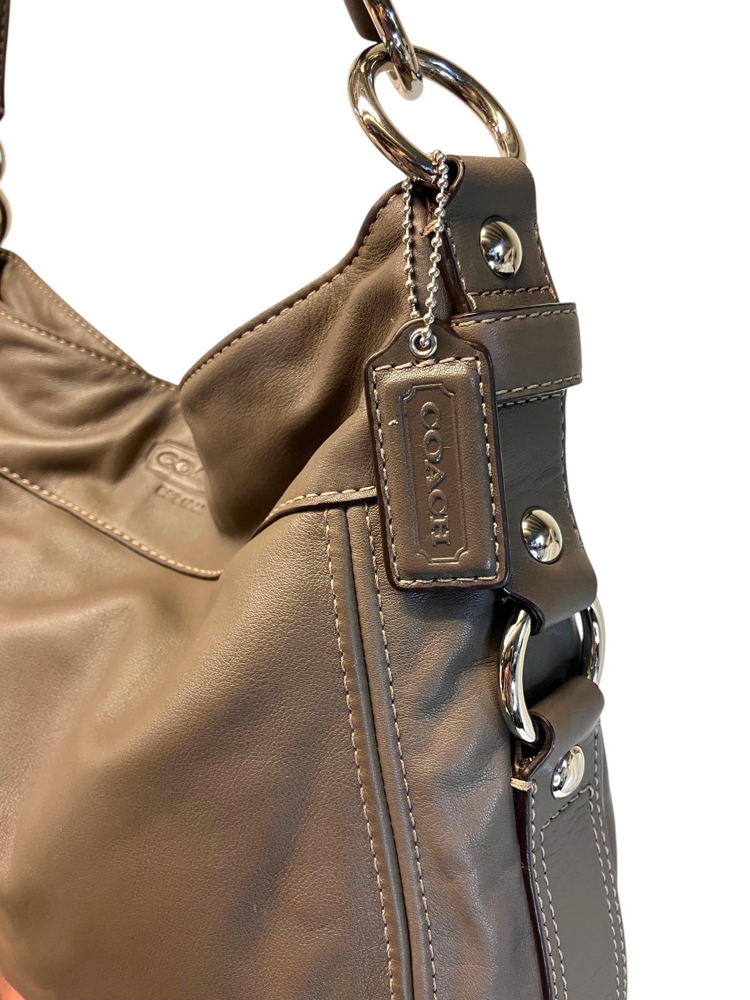 Coach Ergo Pleated Crossbody BLK 12249 Coach Ergo Black Leather 