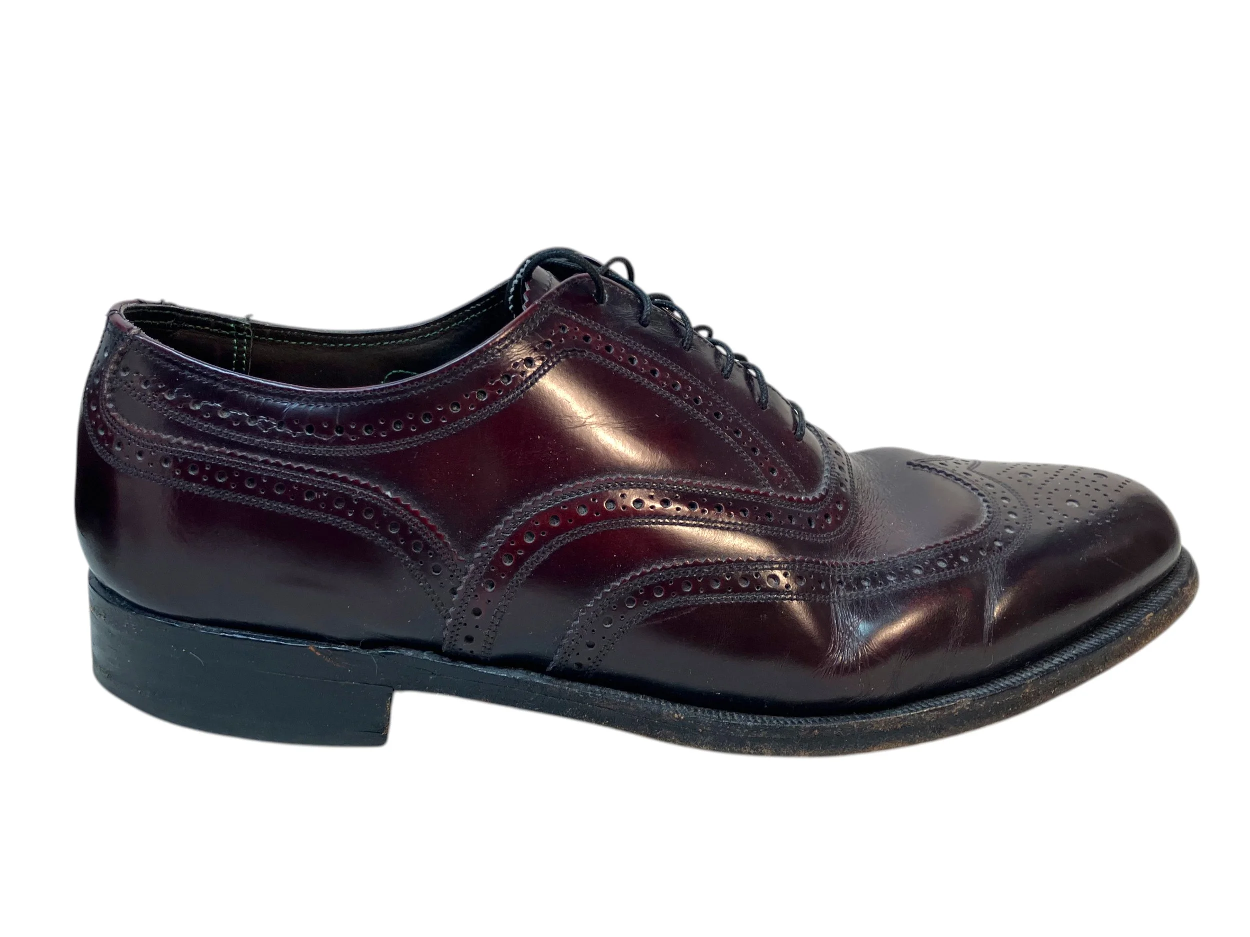 mens burgundy wingtip dress shoes Mens Elegant Burgundy Woven Look Wing Tip Dress Shoes Majestic S 95815 8 main image 0