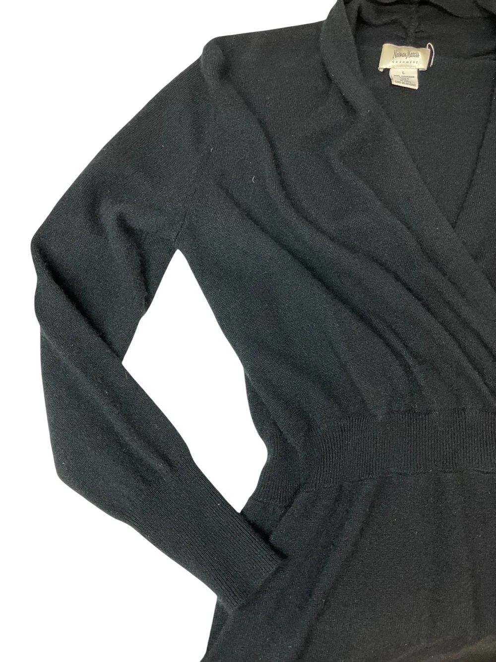 Neiman Marcus Cashmere Sweater Dress, Black, Size L  Mercer Island Thrift Shop