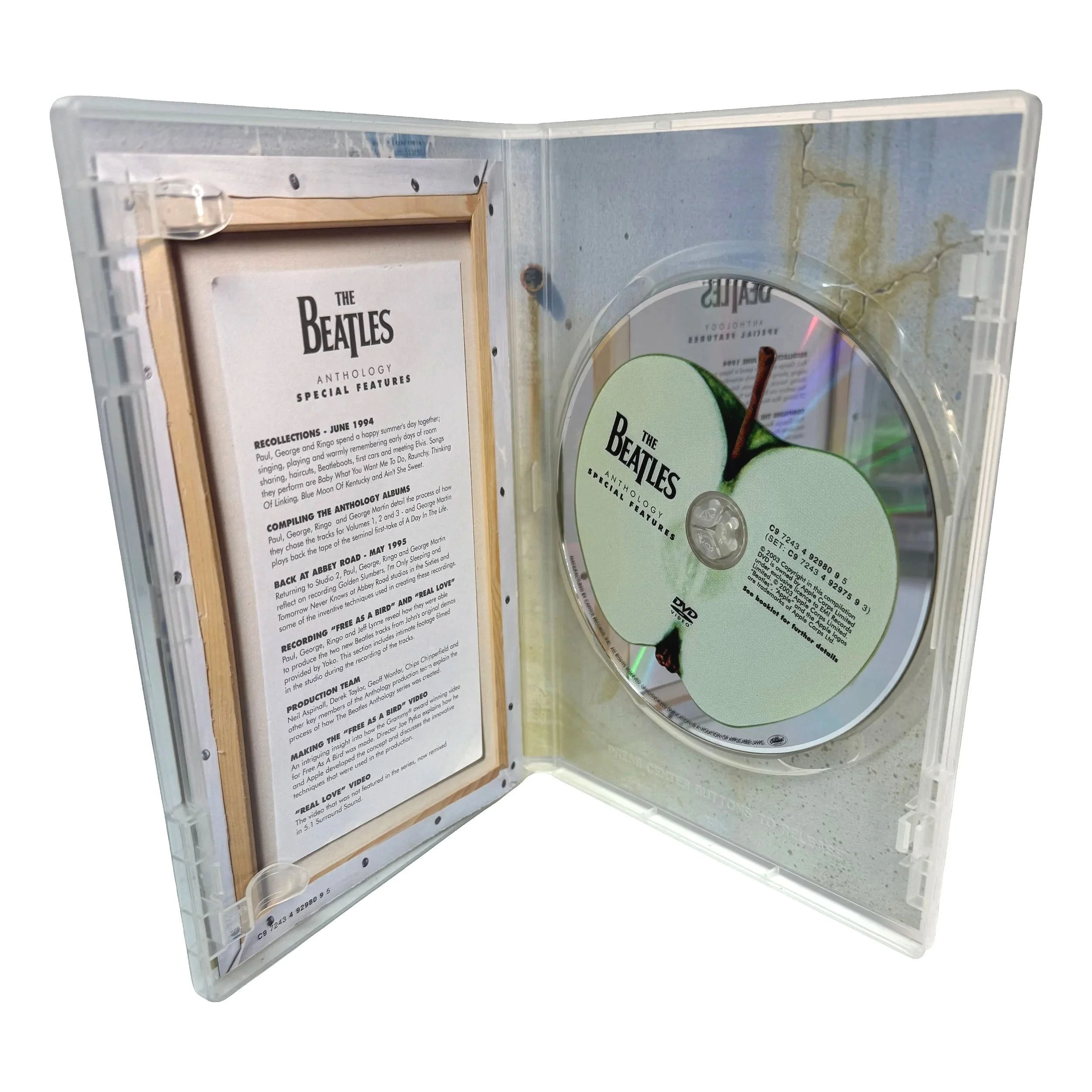 The Beatles Anthology DVD Box Set – 5 Disc Collection with Bonus