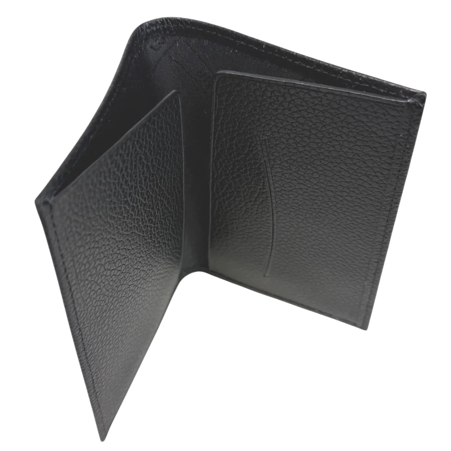 NEW Longchamp Le Foulonné Leather Passport Wallet, Black — Mercer