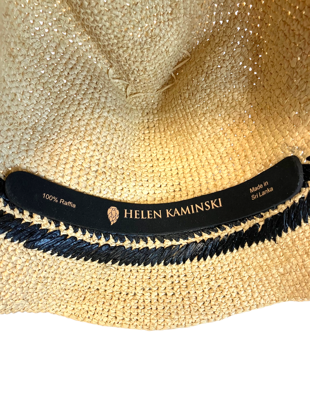 Helen Kaminski Raffia Sun Hat, Natural — Mercer Island Thrift Shop