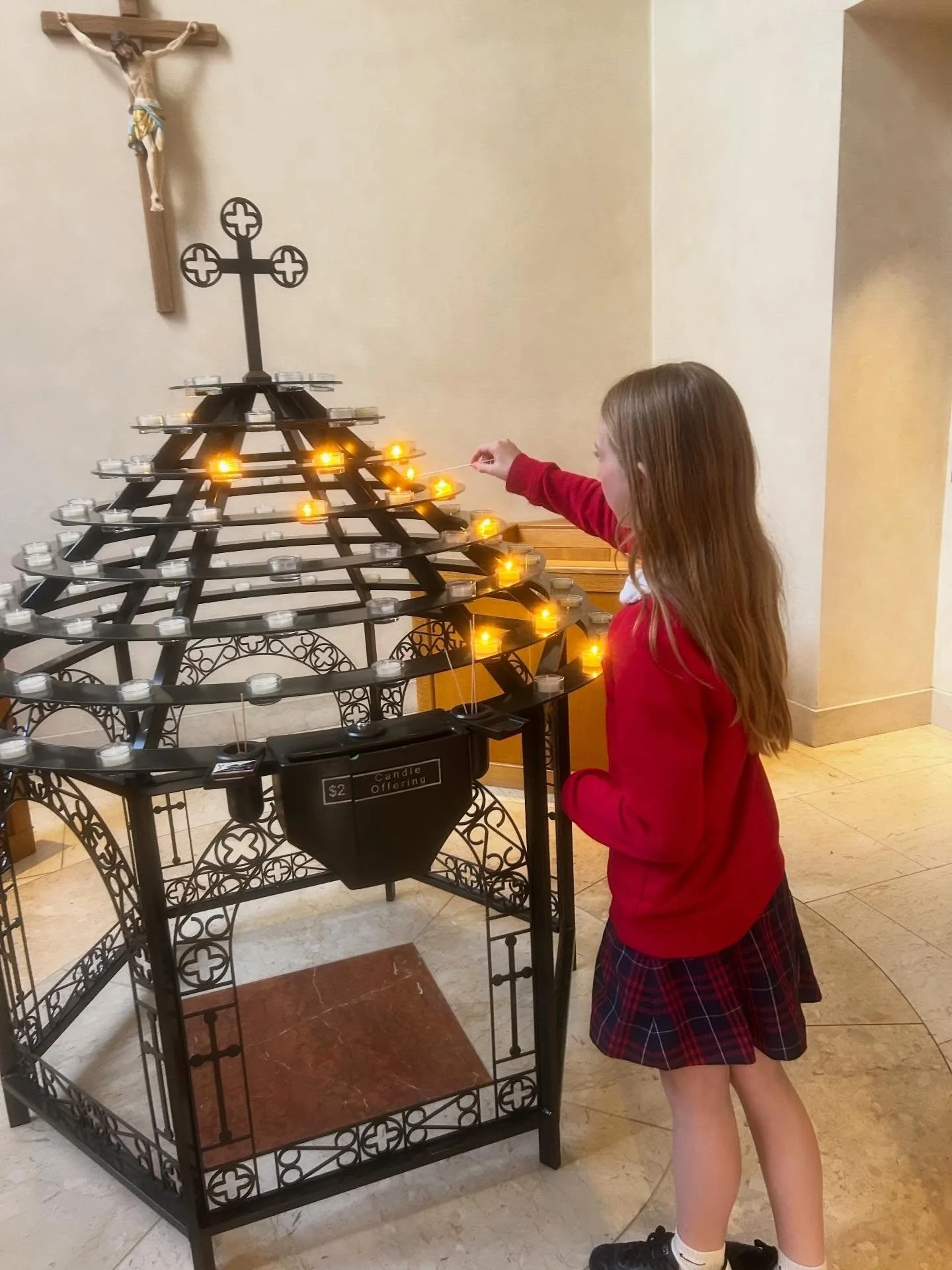 A quiet moment of prayer and reflection ✨🕯️

Our students spent time in church lighting candles, offering their prayers, and growing in their relationship with God. These small, meaningful moments help deepen their faith each day. ✝️