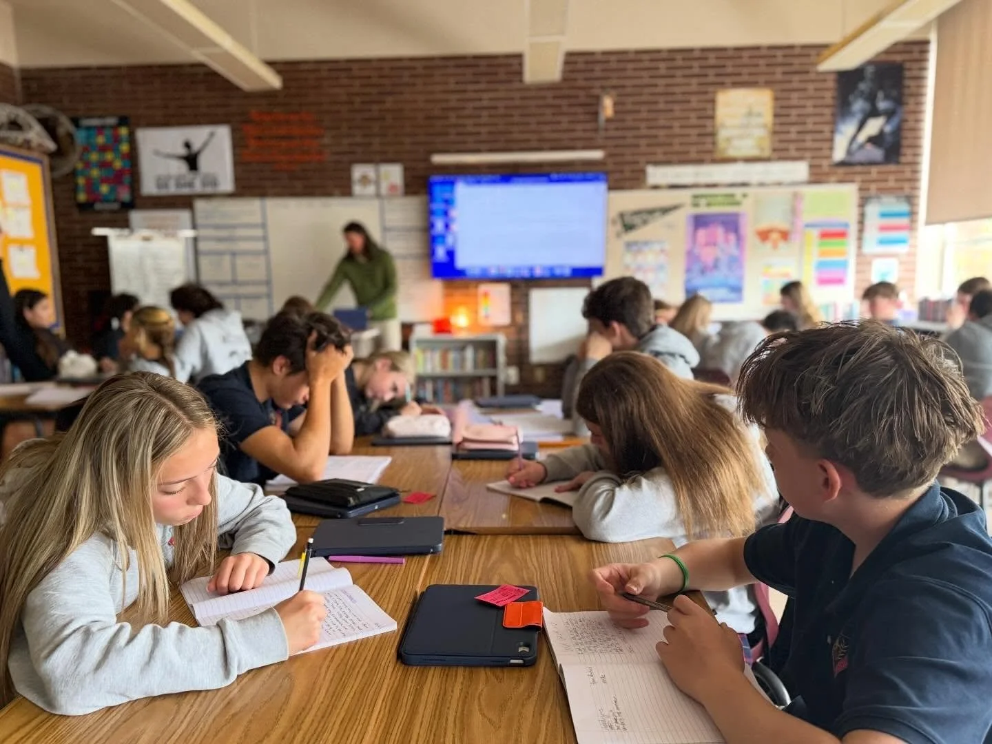 Living our faith, one thoughtful moment at a time.

This Lent, our middle school students are taking time to journal their thoughts, prayers, and reflections. Writing helps them slow down, connect with God, and prepare their hearts for Easter. 💛