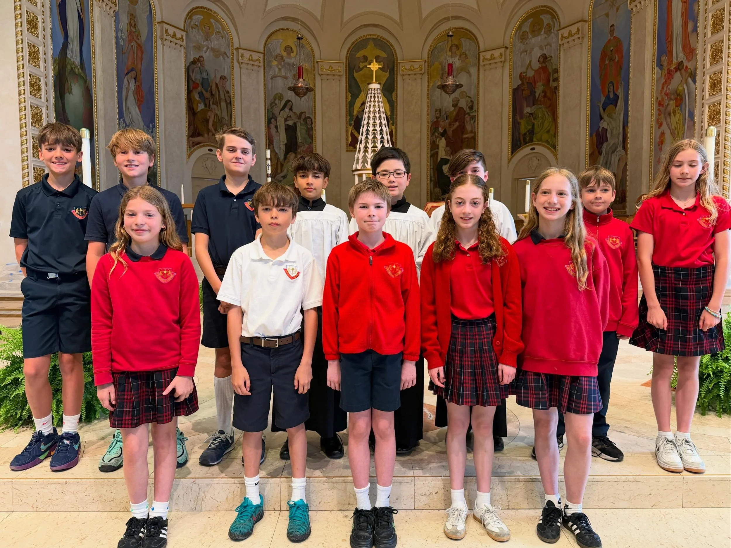 Our 5th graders did a beautiful job leading Mass this week 🙏

Through their reverence, leadership, and participation, students helped create a meaningful celebration for our school community. Opportunities like these allow students to grow in faith,