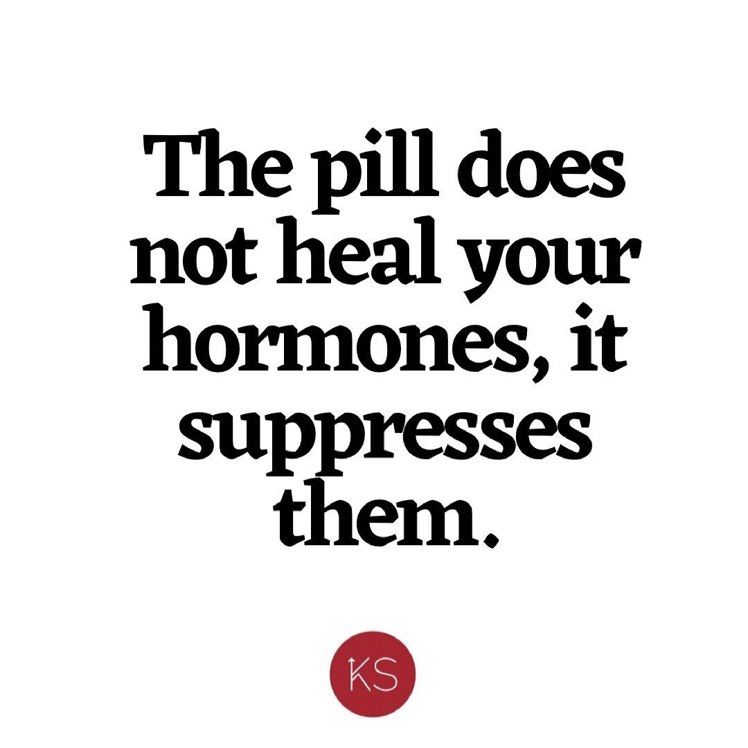 Soooo many ovary-owners that I work with come to me with a history of horrendous PMS symptoms and heavy bleeding, and they were put on the pill to &ldquo;fix&rdquo; what was happening. Darlings, I wanna be really clear: The pill is not medicine. It w