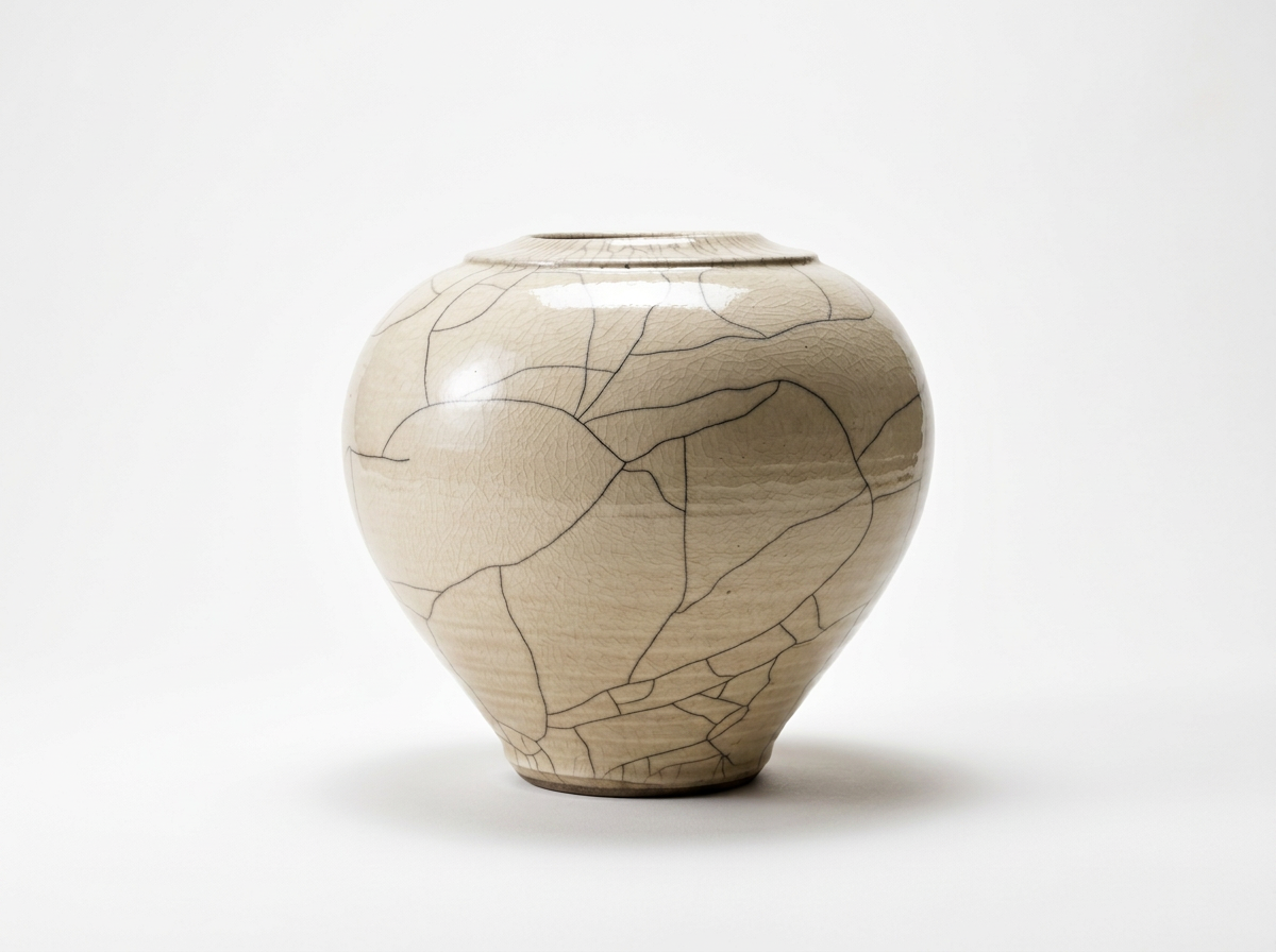 Vintage Ivory Glaze Studio Pottery