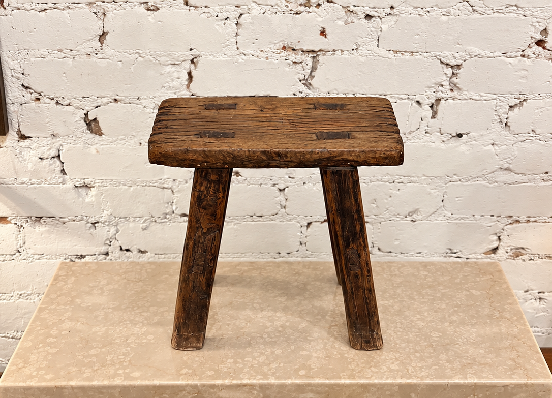 Miniature Primitive Wood Stool