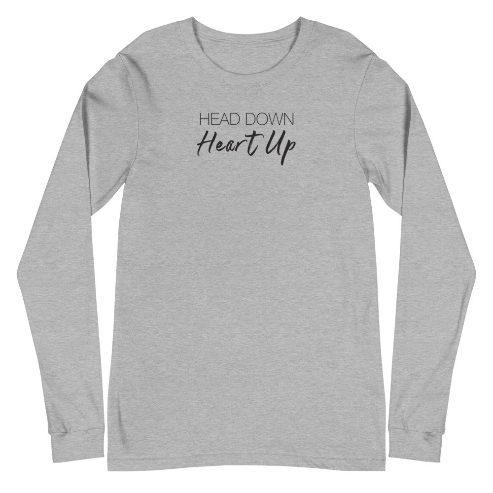 Unisex Long Sleeve Tee (Head Down, Heart Up) — Livian Company Store