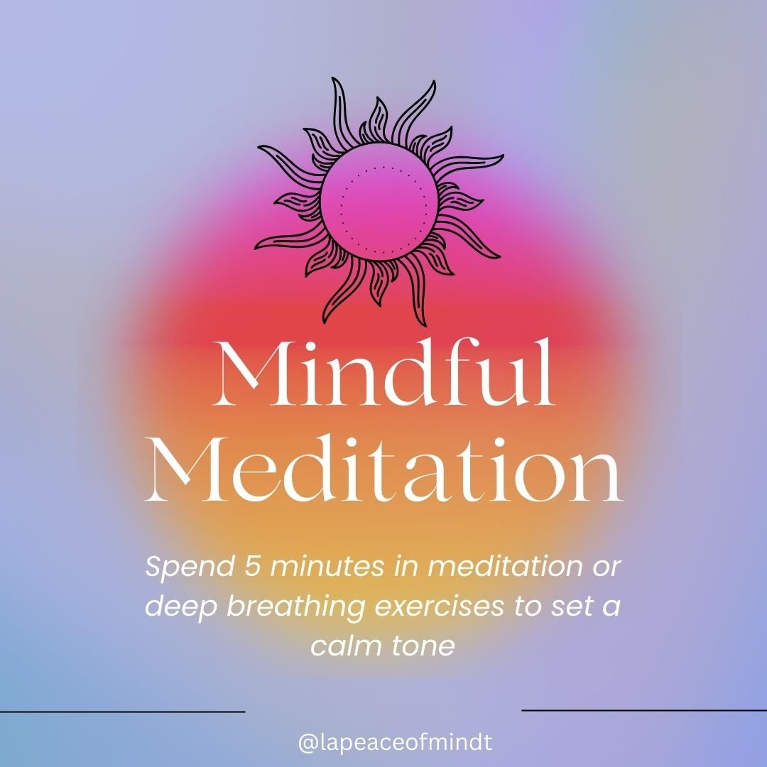 Just five minutes of meditation a day can help us feel grounded and present each moment of everyday. #meditation #peace #mentalheath