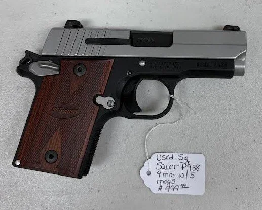 Used Sig Sauer P938 9mm with 5 mags  $499.99