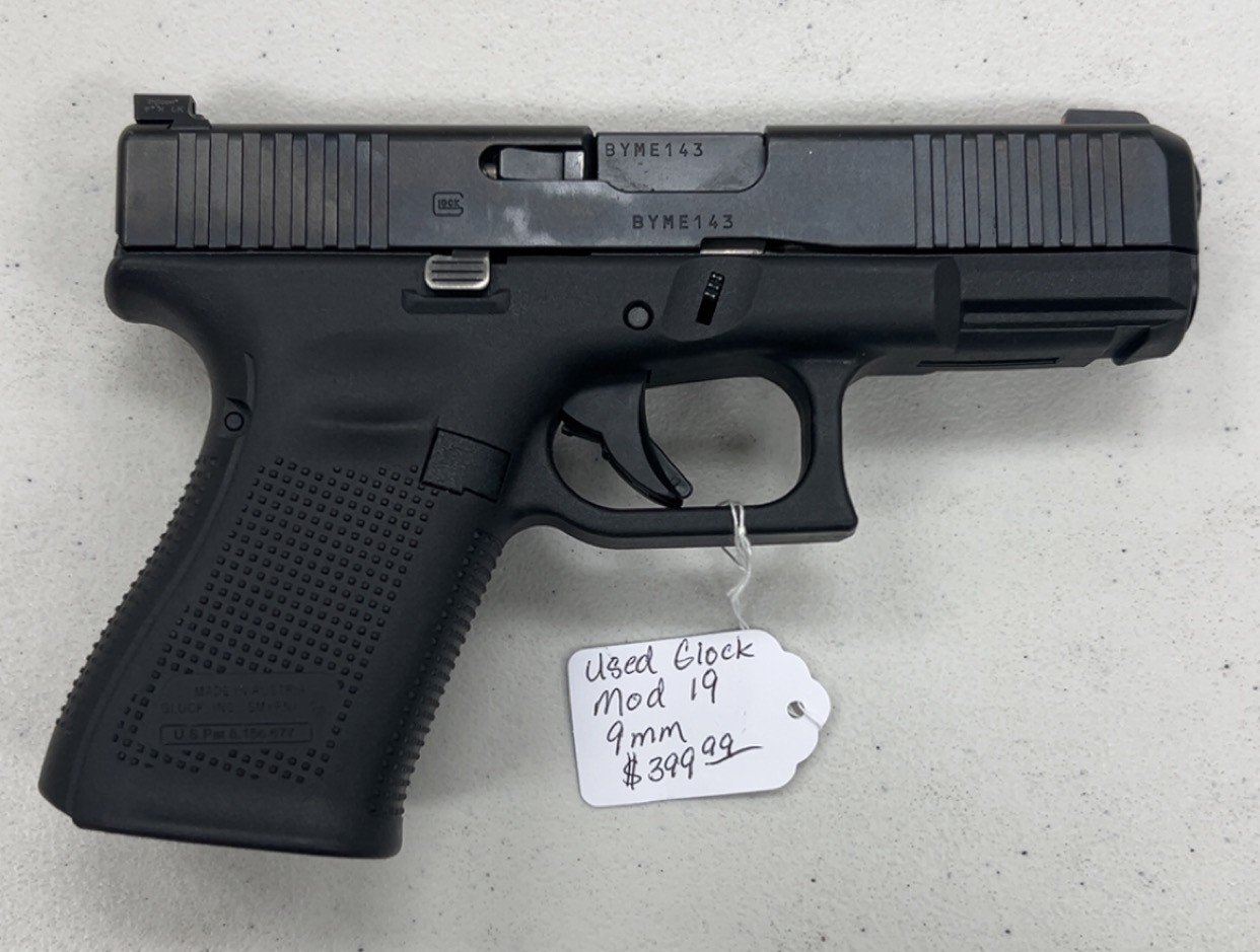 Used Glock 19 9mm $399.99