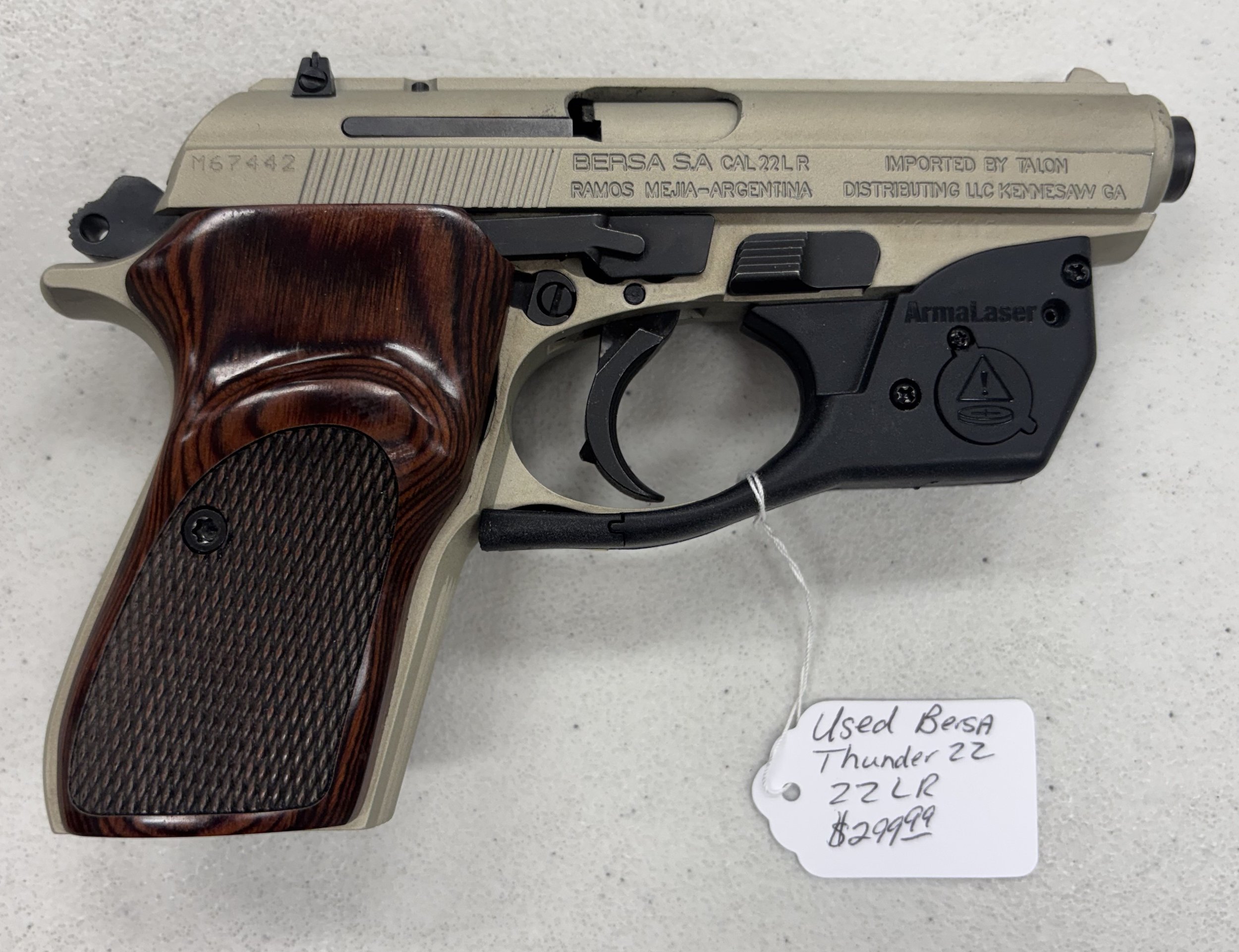 Used Bersa Thunder22 22LR $299.99