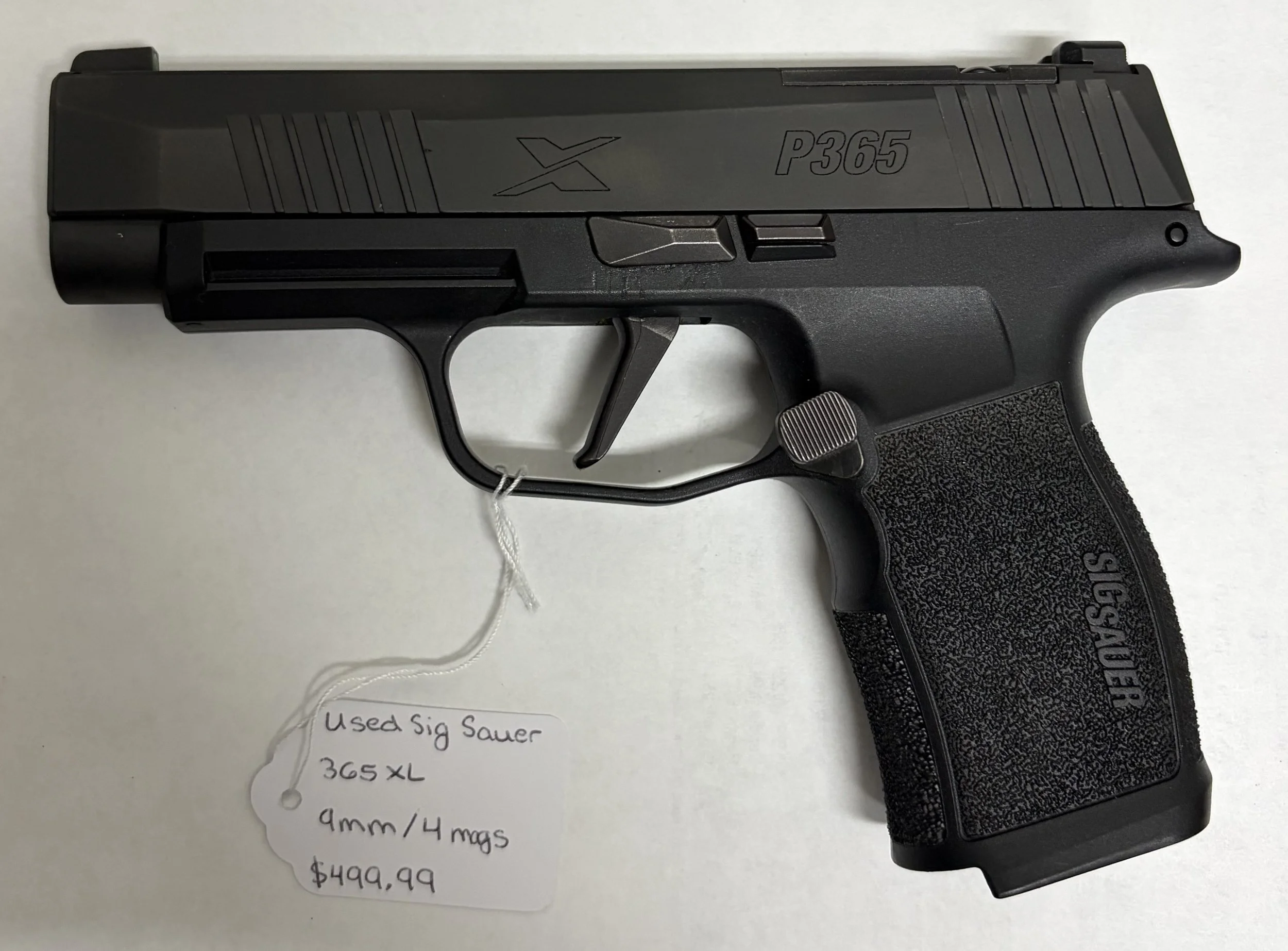 Used Sig Sauer 365XL 9mm/4mags $499.99