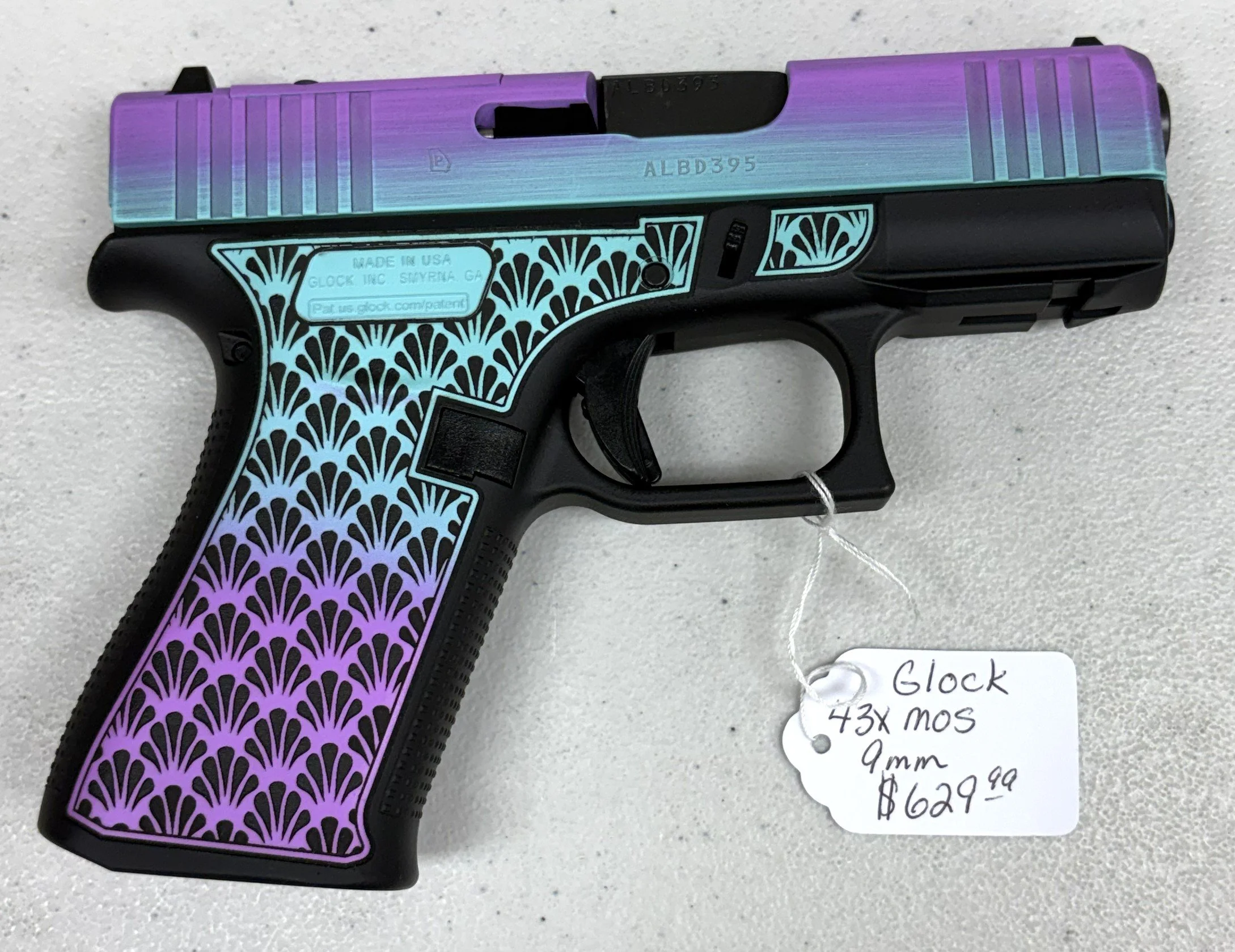 Glock 43x MOS 9mm $629.99