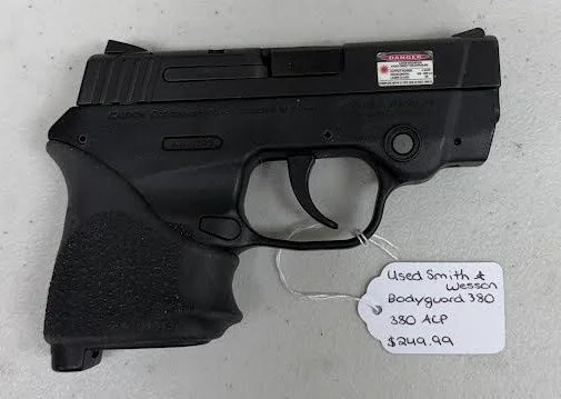 Used Smith & Wesson Bodyguard 380 380ACP $249.99