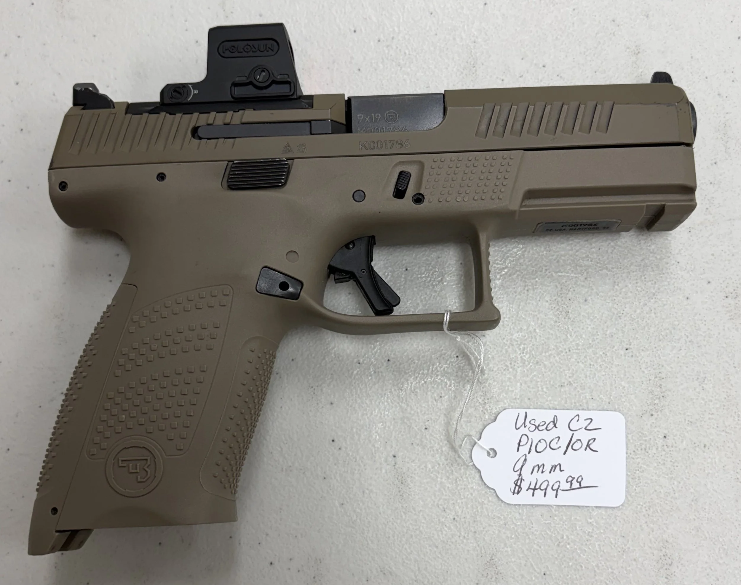 Used CZ P10C/0R 9mm $499.99