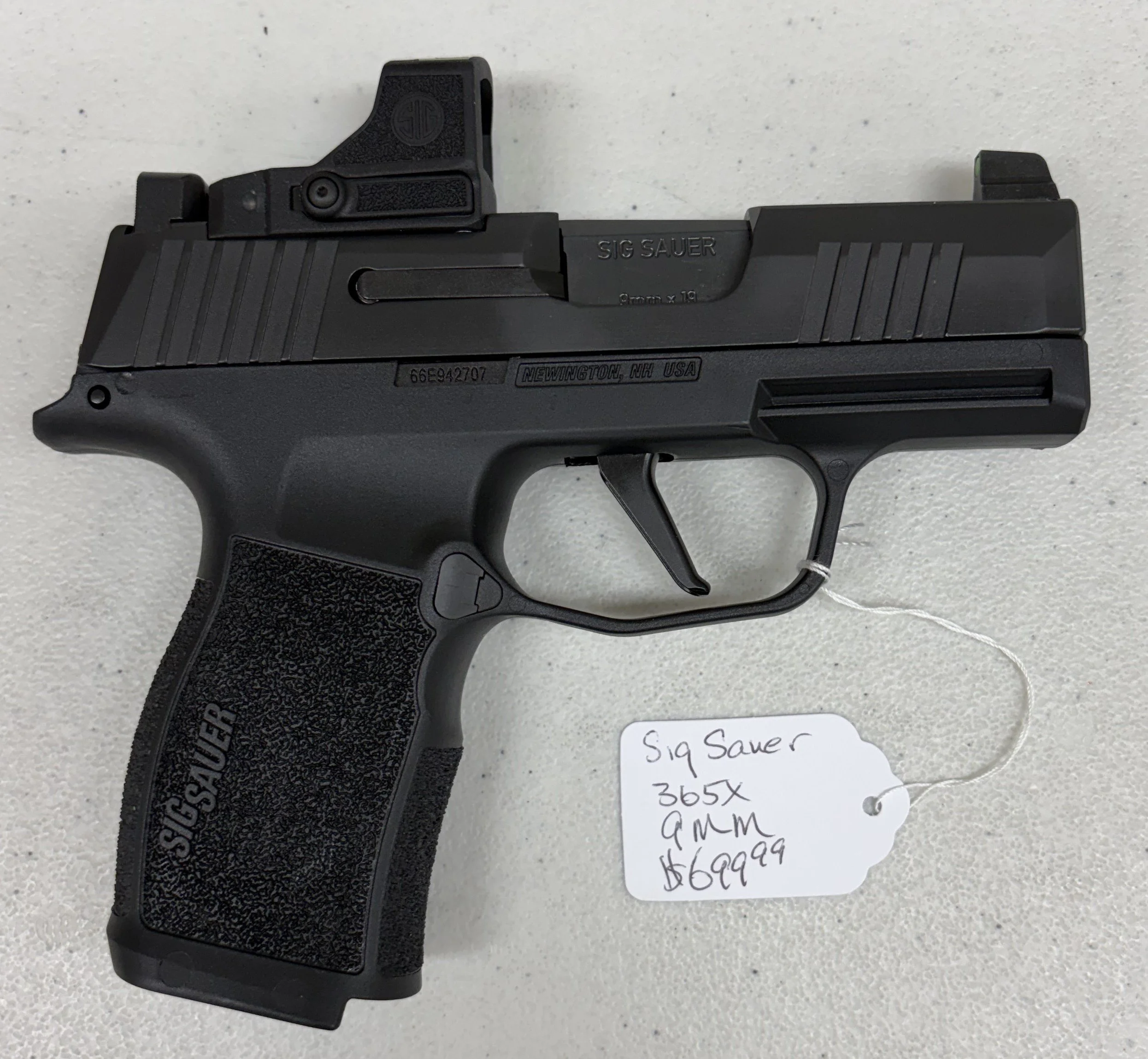 Sig Sauer 365X 9mm $699.99