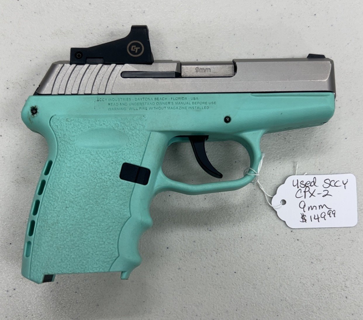 Used SCCY CPX-2 9mm $149.99