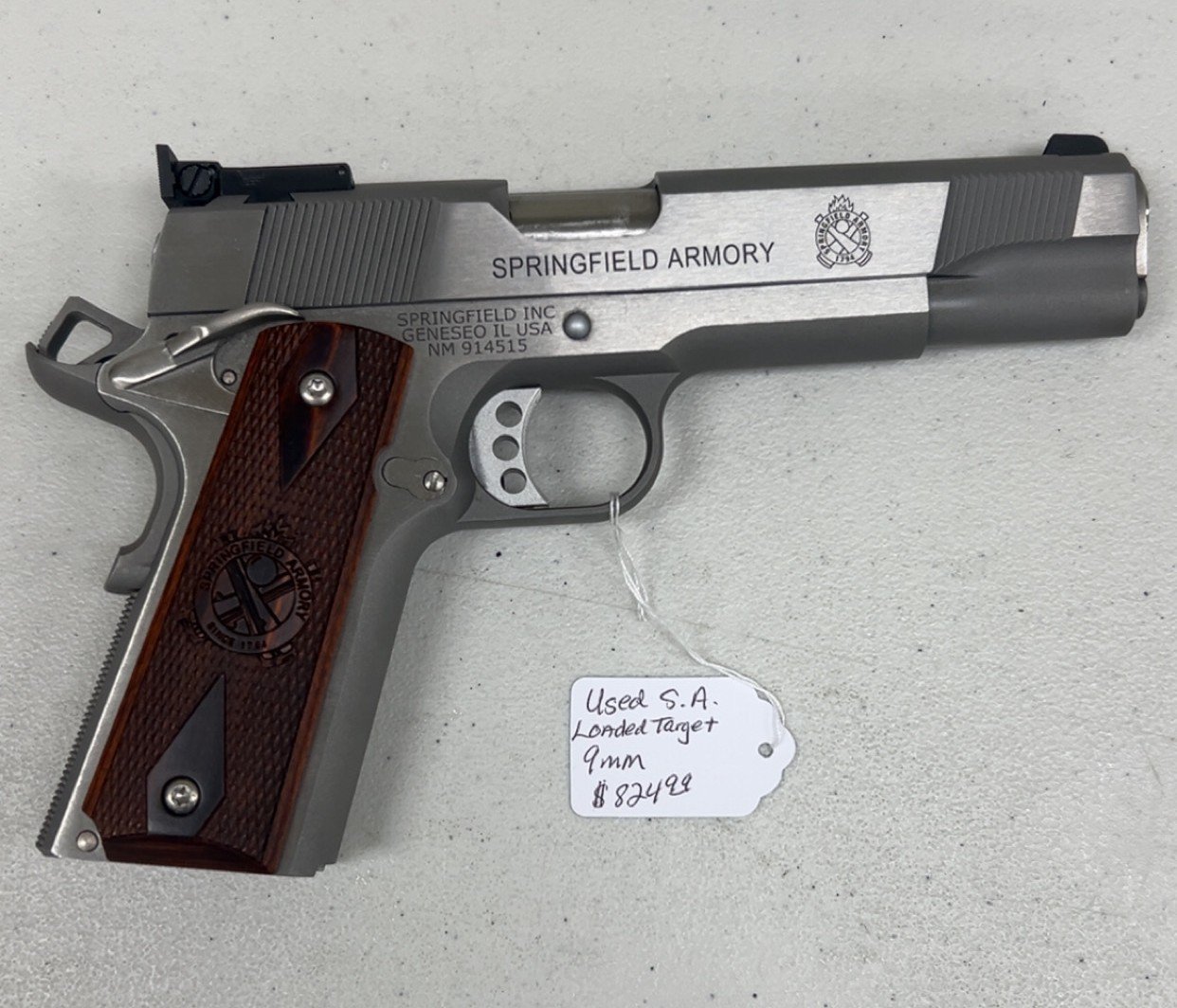 Used Springfield Armory Loaded Target 9mm $824.99