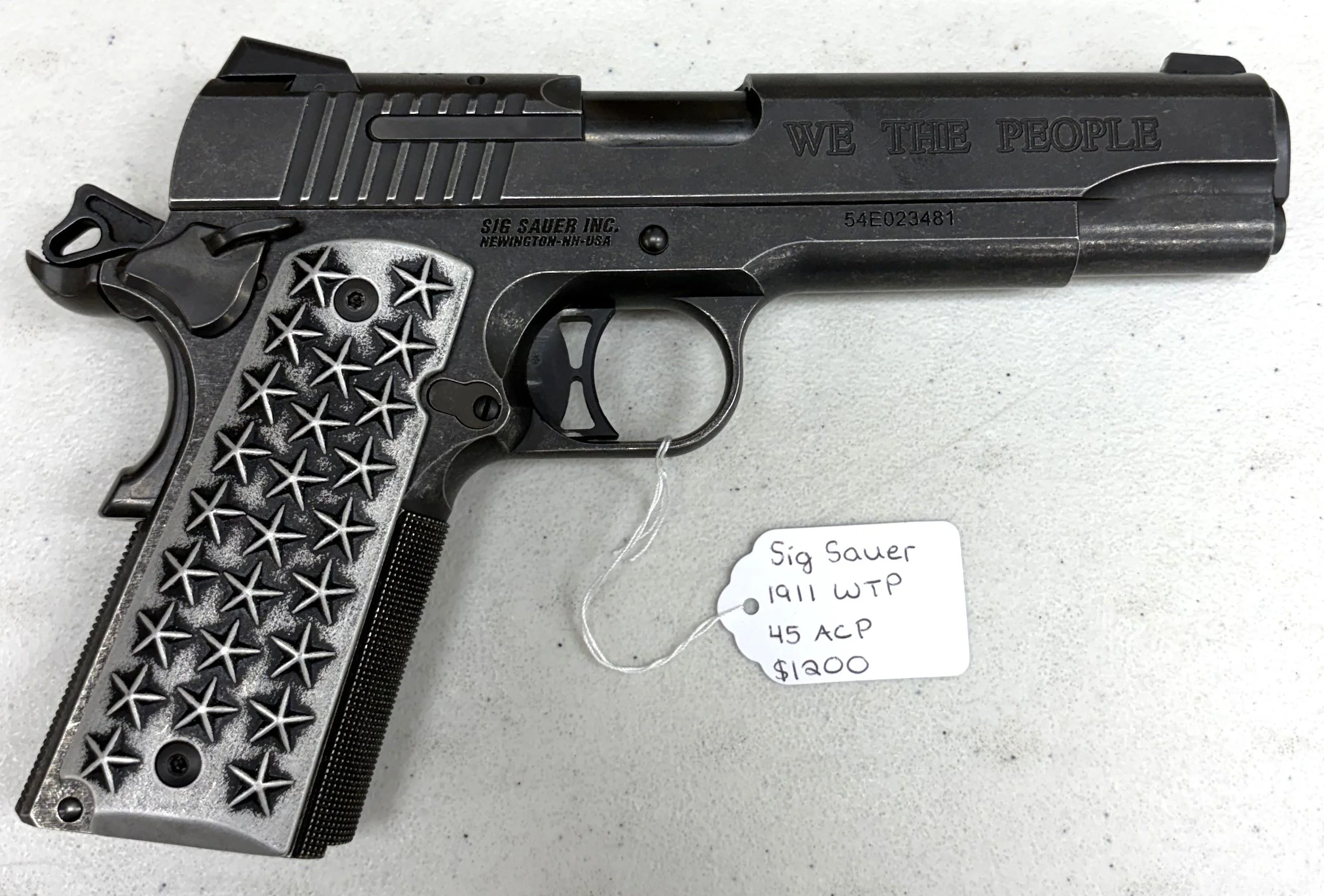 Used Sig Sauer 1911 WTP 45 ACP $1200