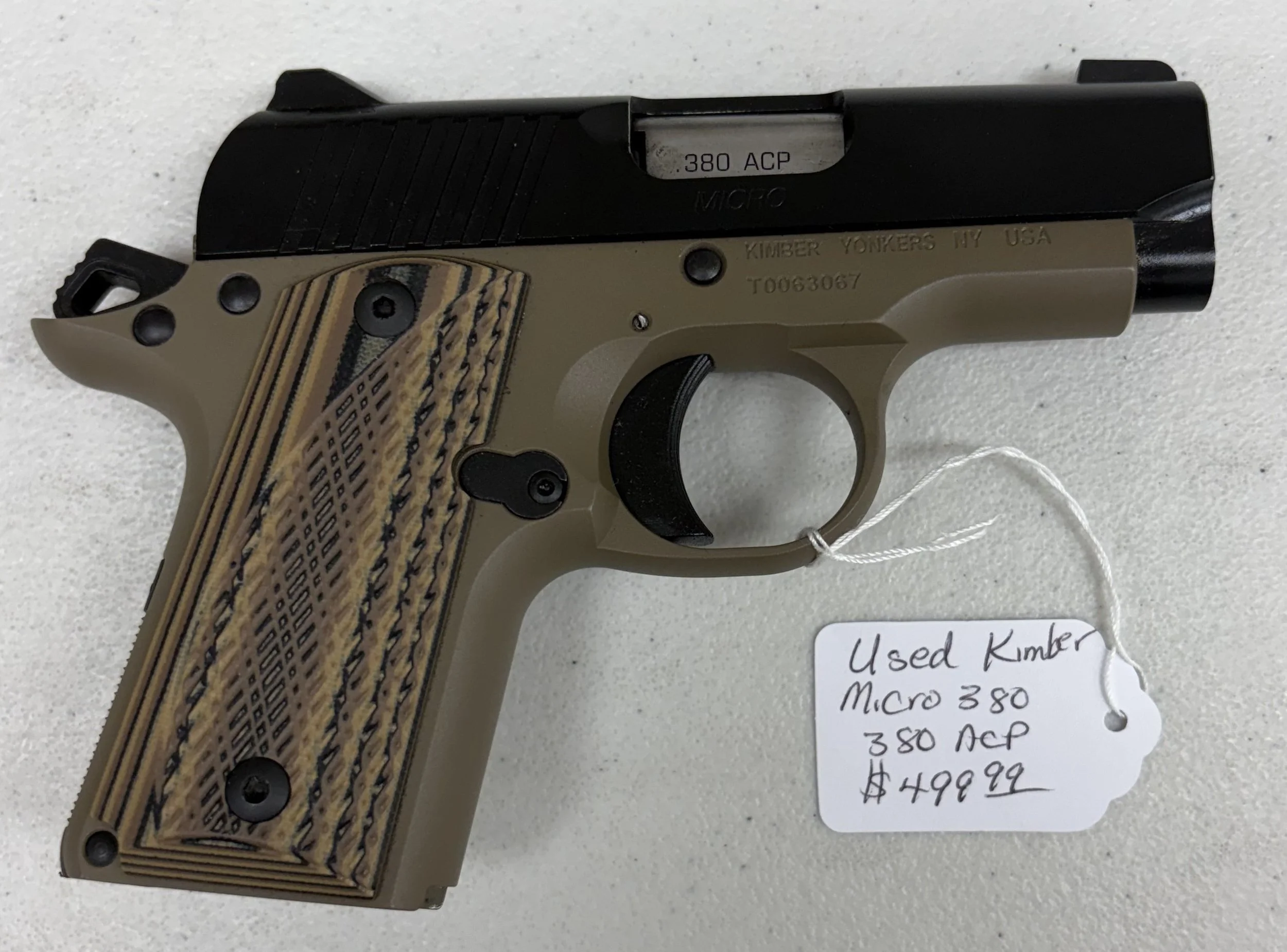 Used Kimber Micro 380 380 ACP $499.99