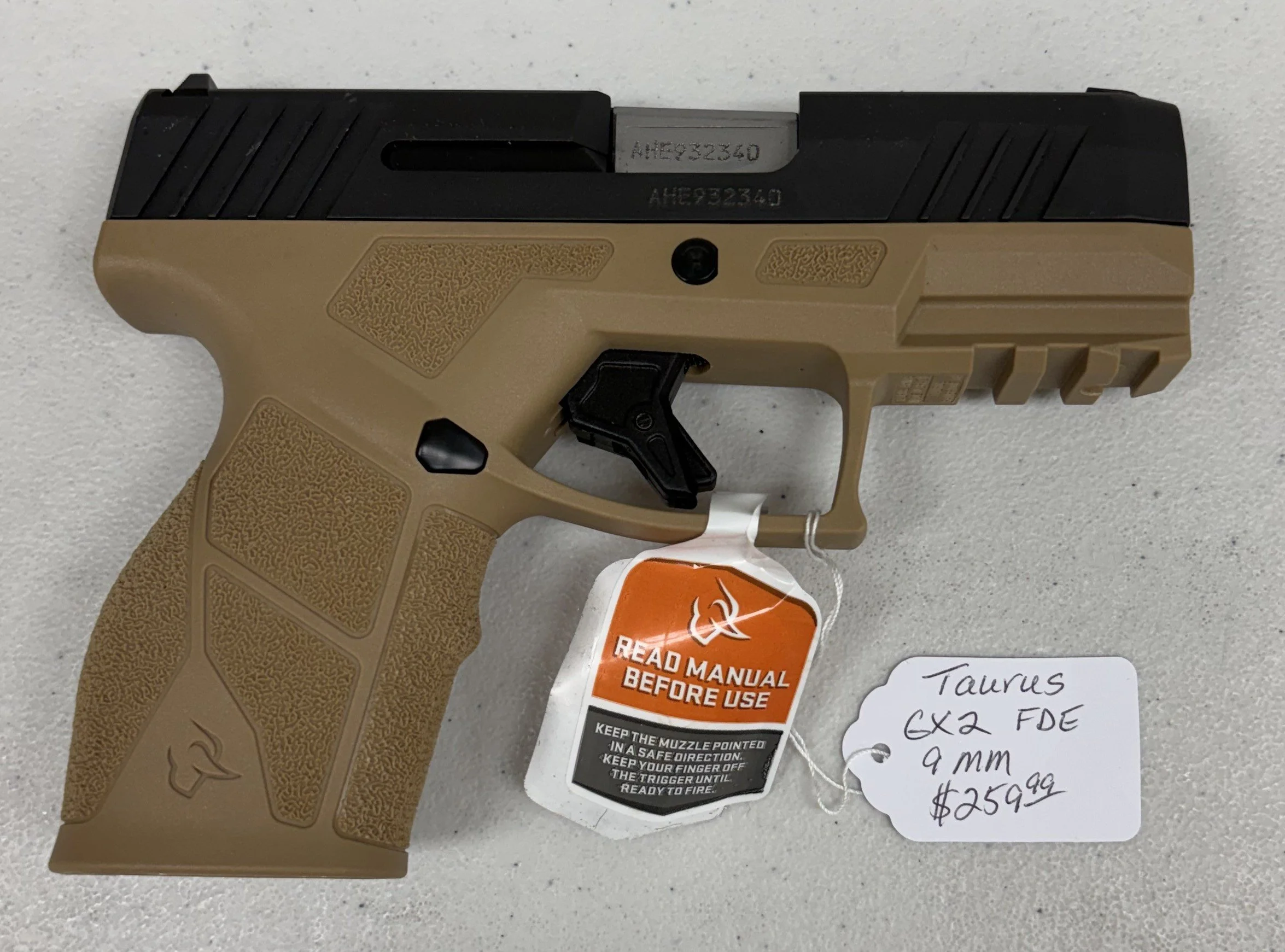 Taurus GX2 FDE 9mm $259.99