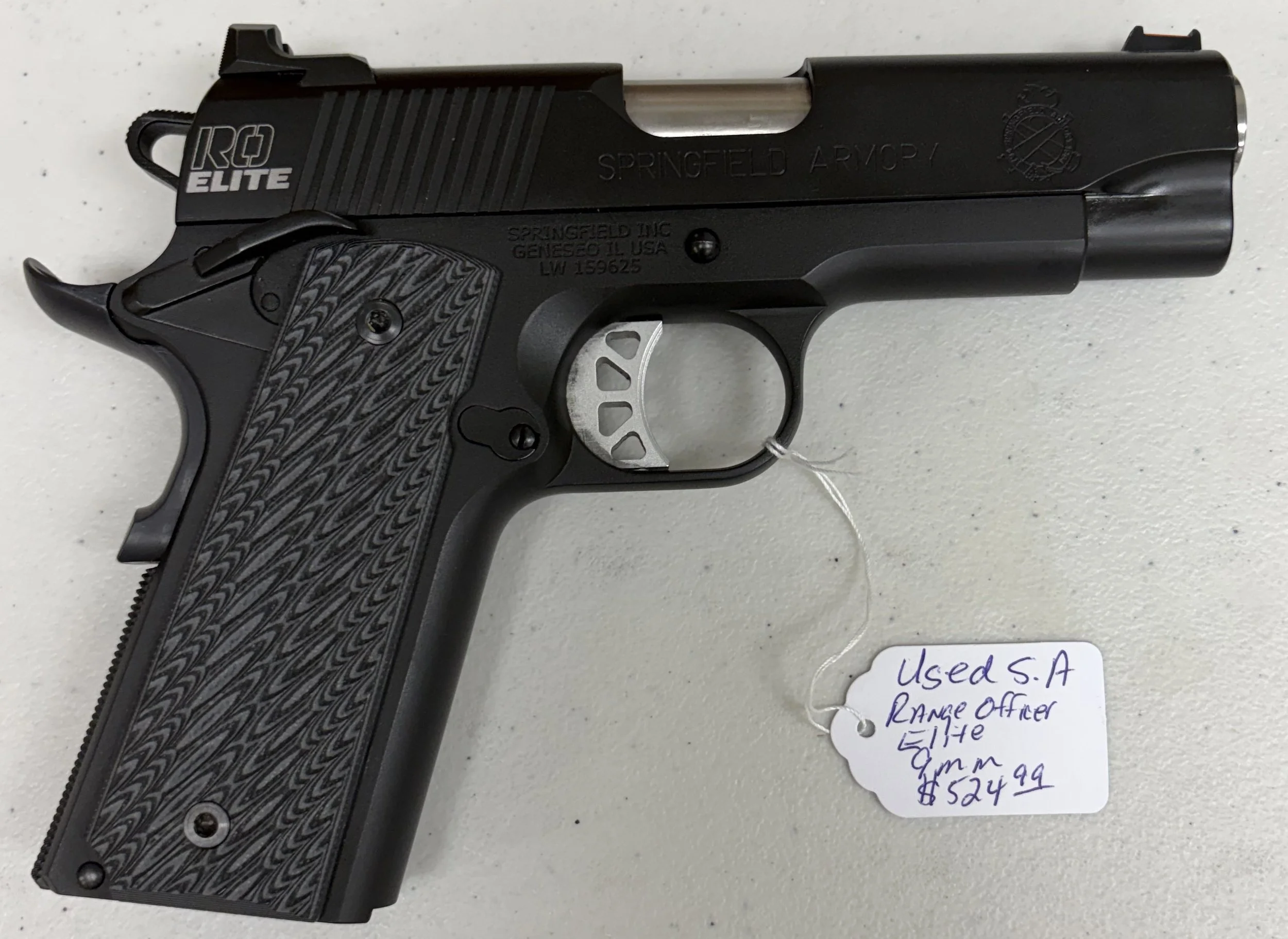 Used Springfield Armory Range Officer Elite 9mm $524.99