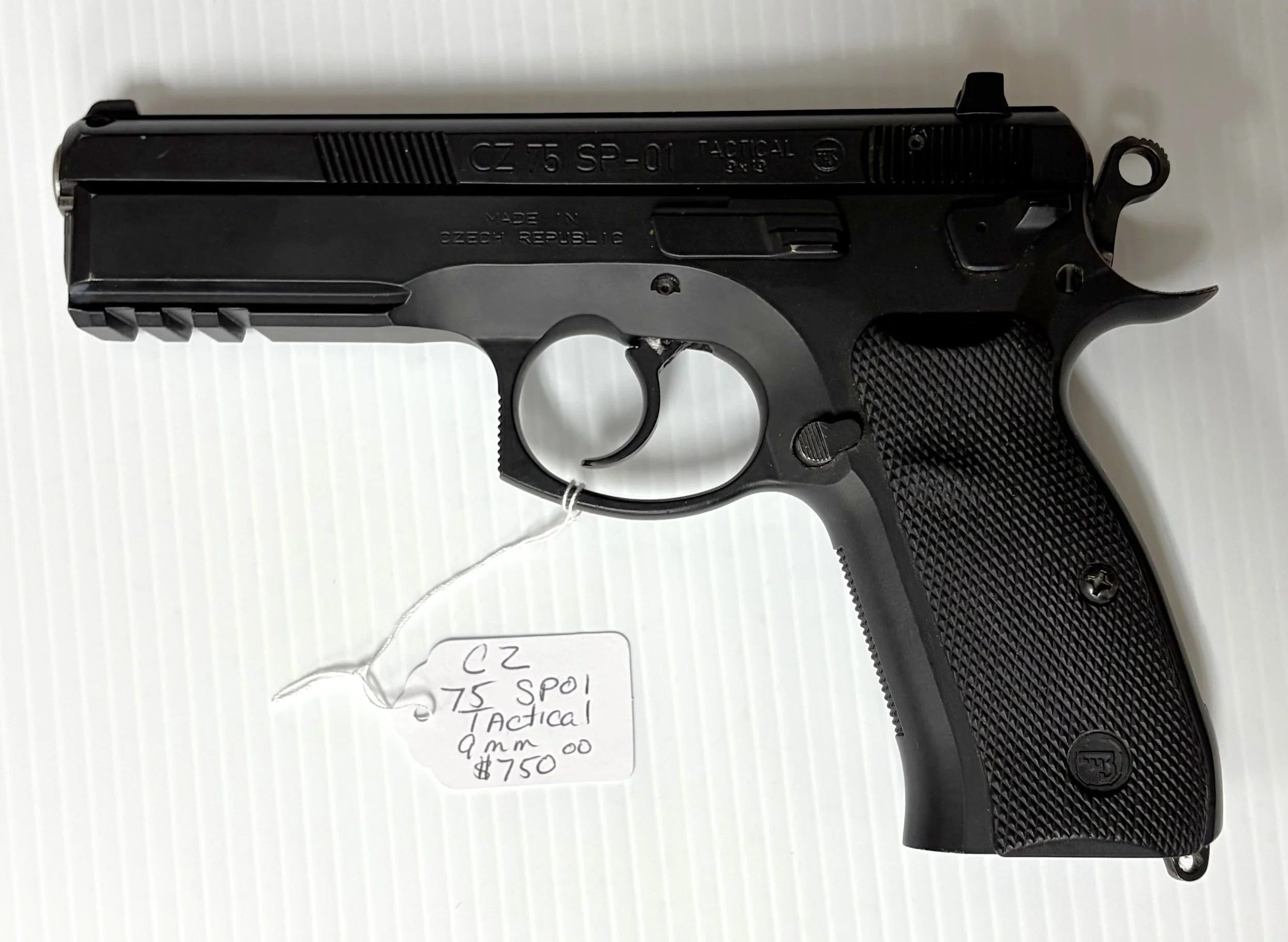 CZ 75 SP01 Tactical 9mm $750.00