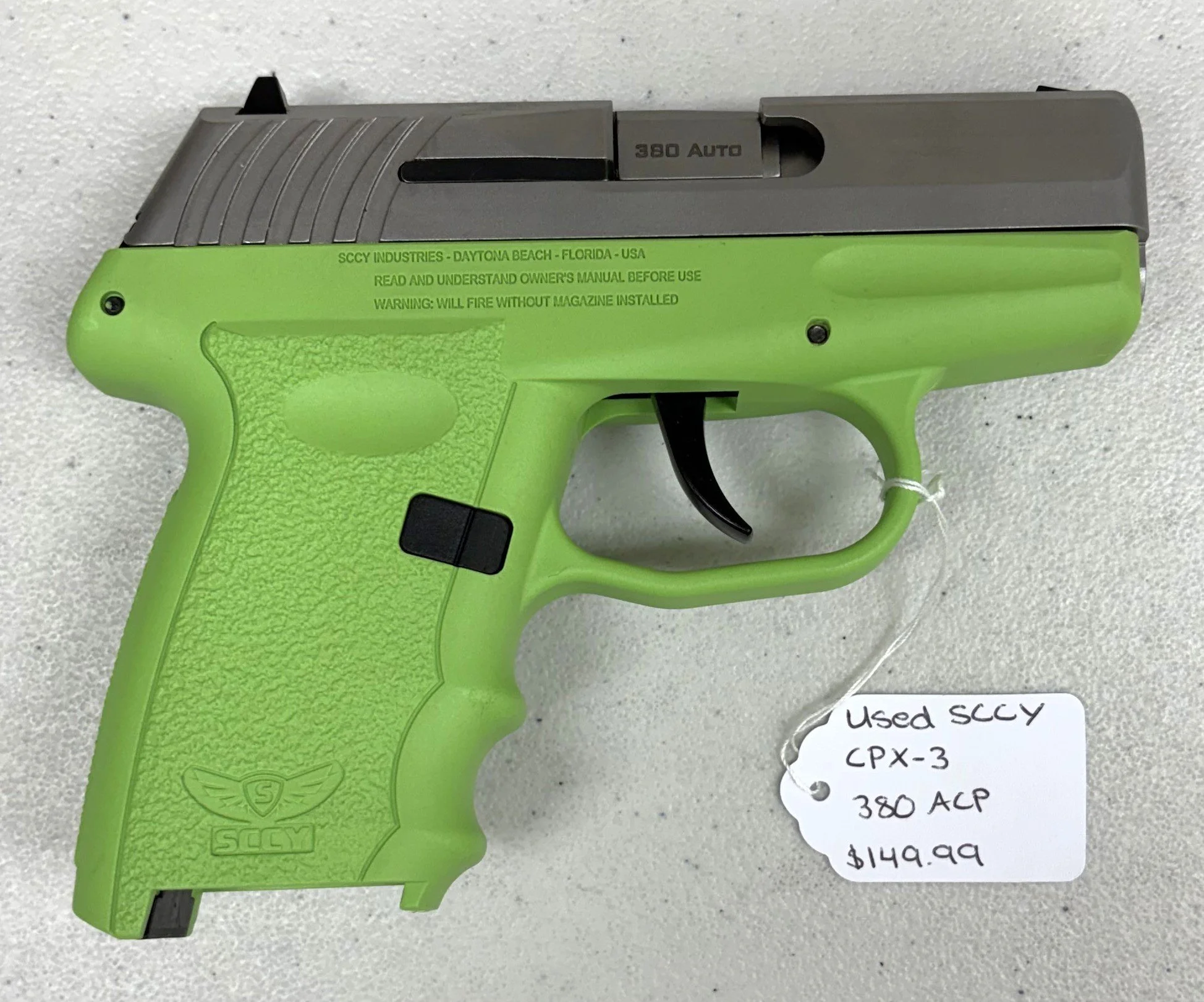 Used SCCY CPX-3 380 ACP $149.99