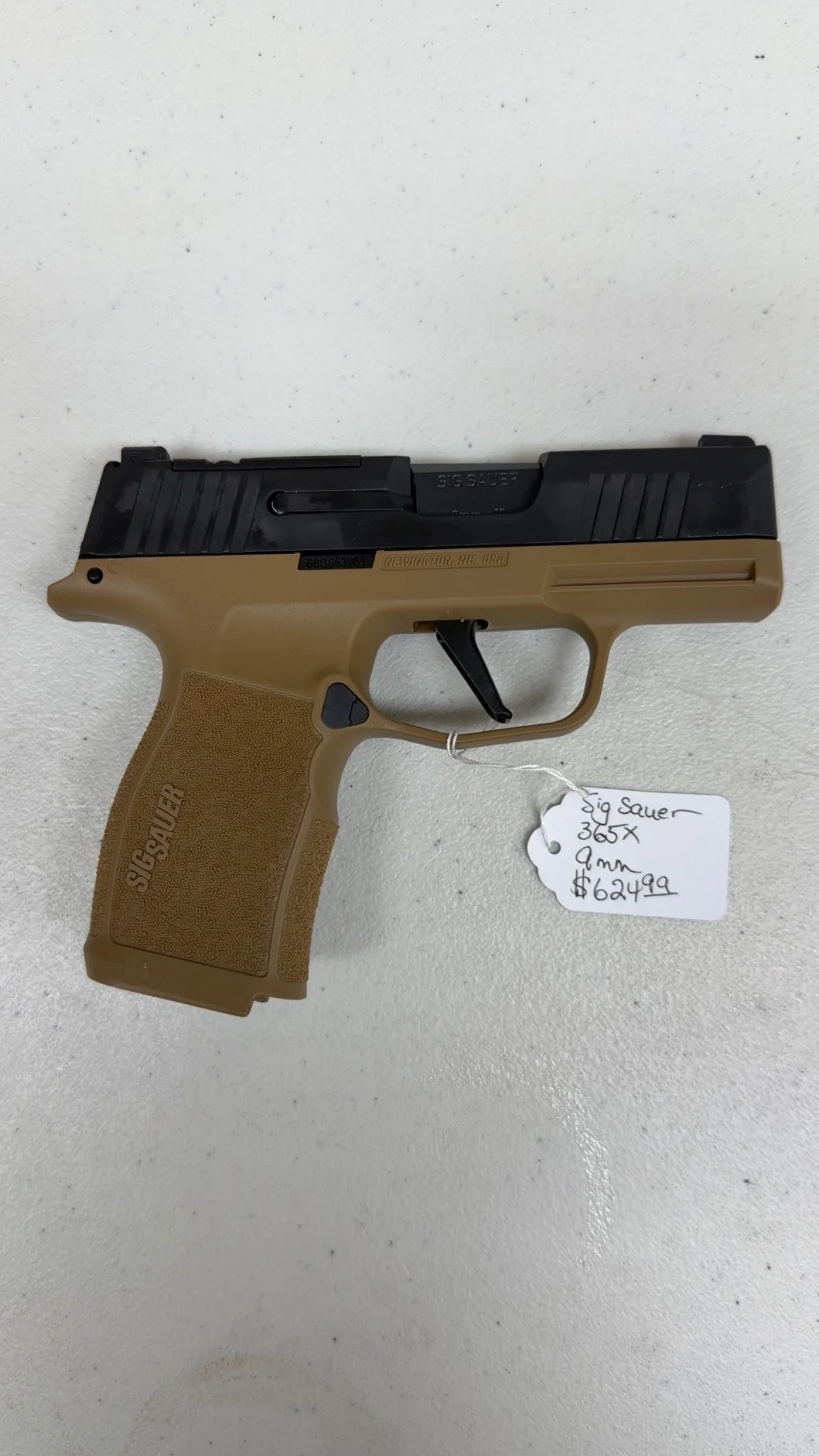 Sig Sauer 365X 9mm $624.99