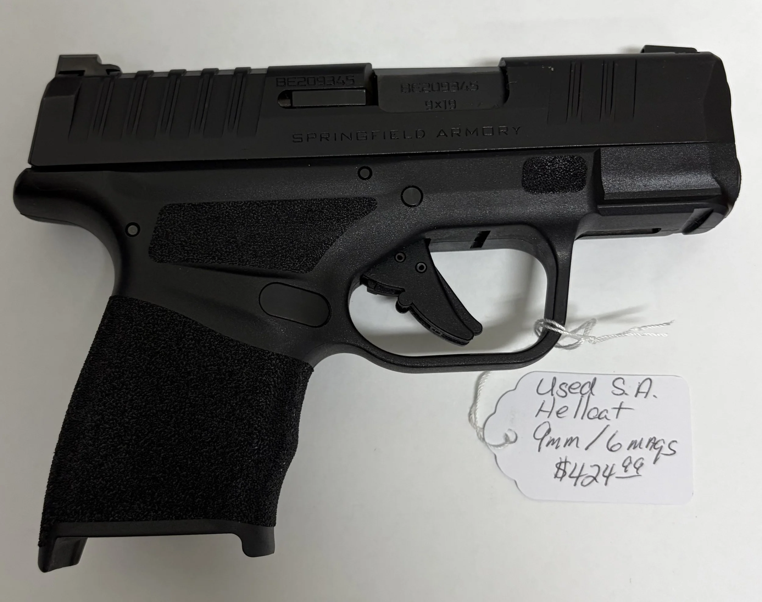 Used Springfield Armory Hellcat 9mm/6 mags $424.99