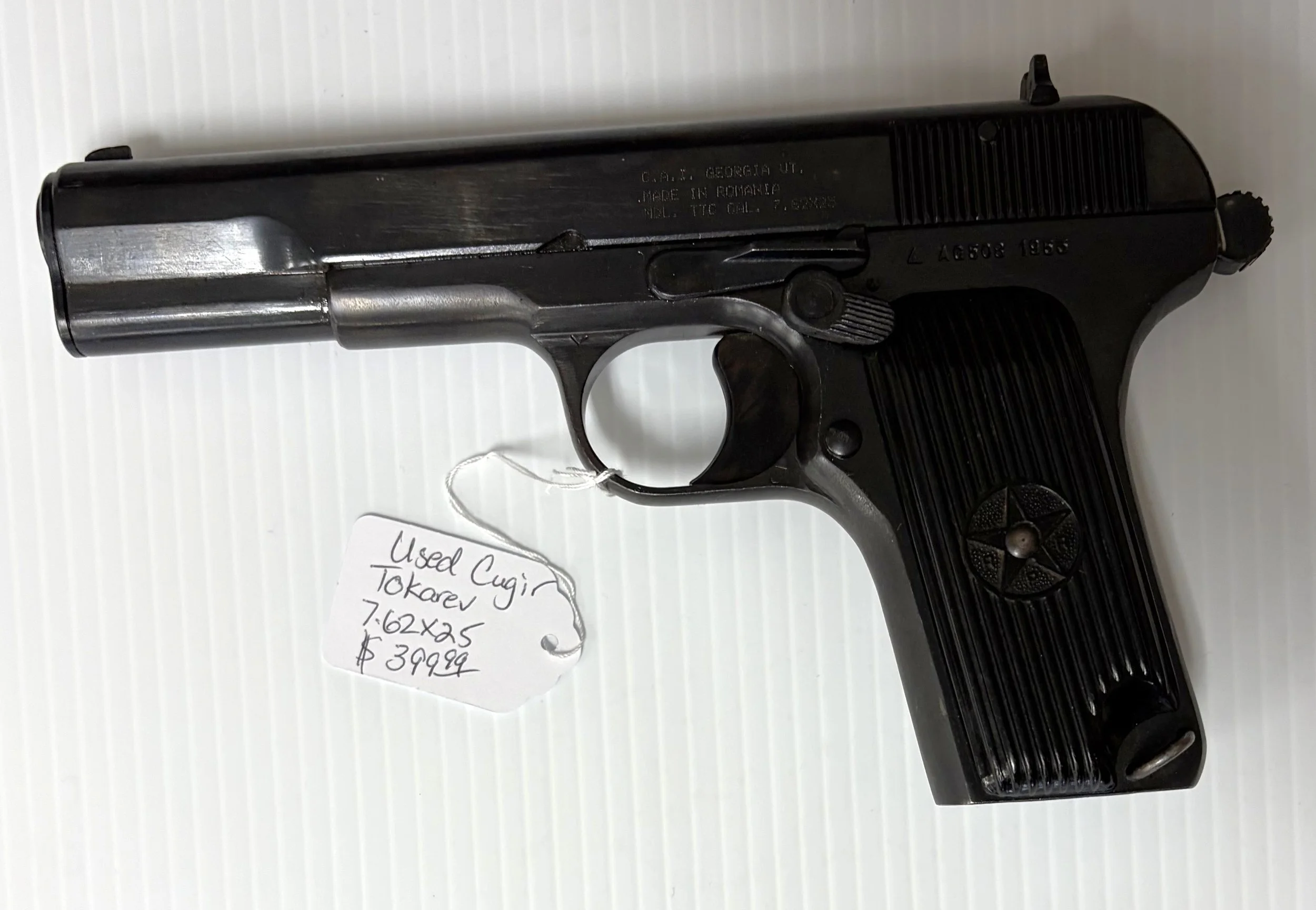 Used Cugir Tokarev 7.62x25 $399.99