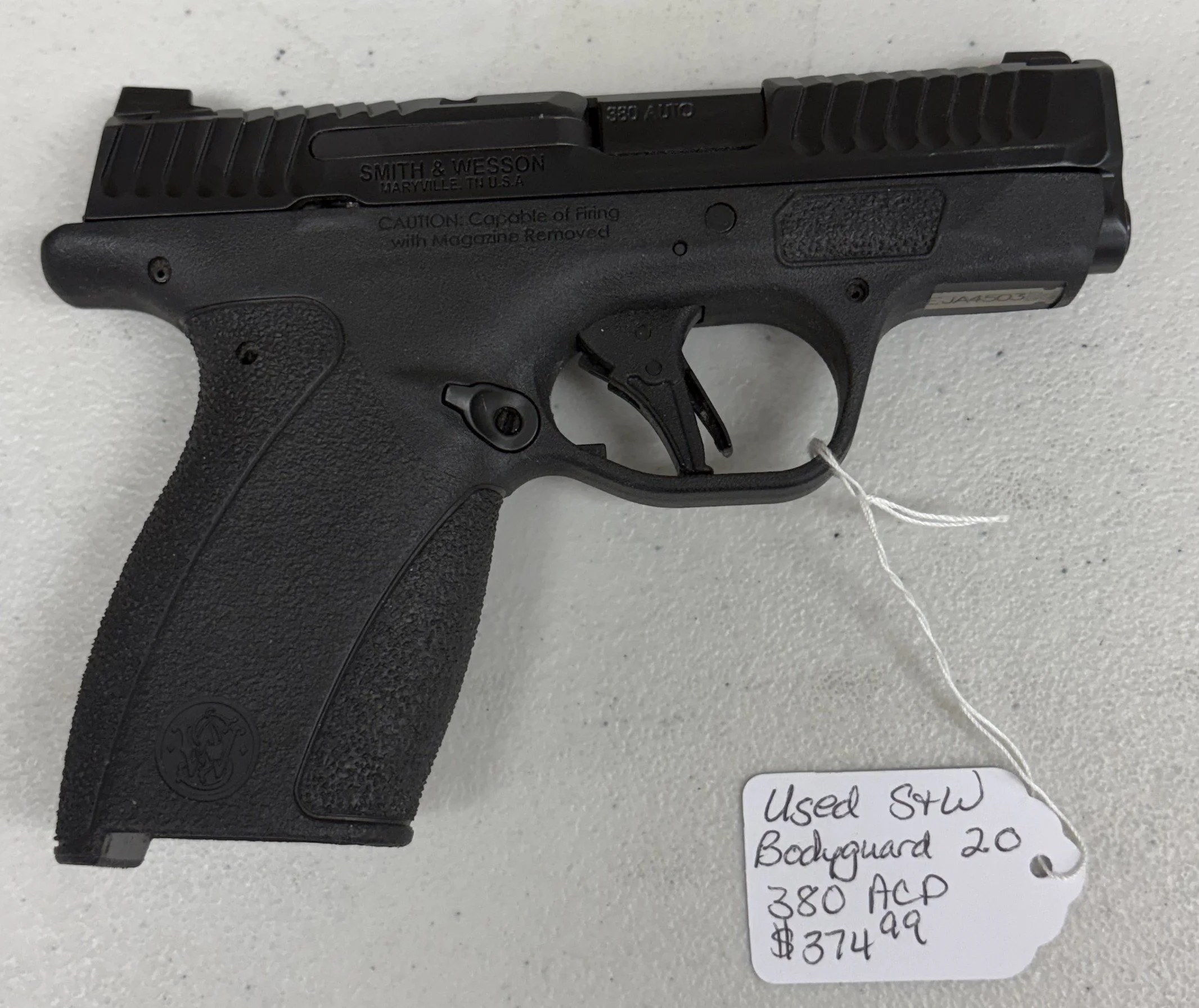 Used Smith & Wesson Bodyguard 20 380 ACP $374.99