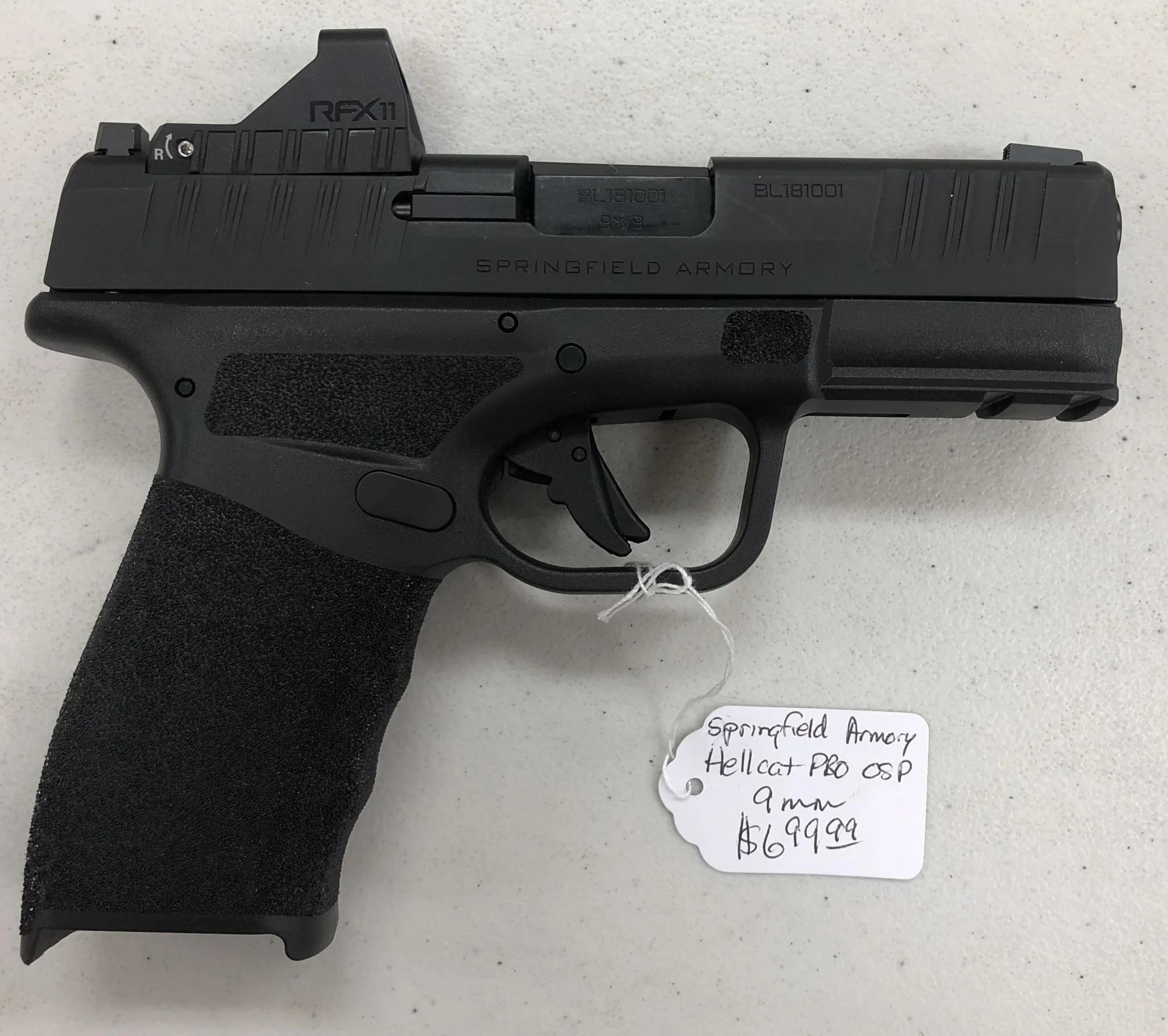 Springfield Armory Hellcat Pro OSP 9mm $699.99