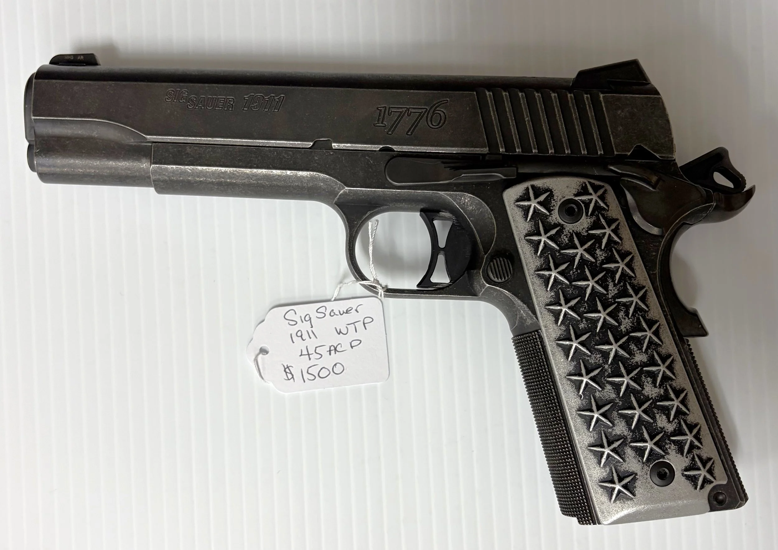 Used Sig Sauer 1911 WTP 45 ACP $1500