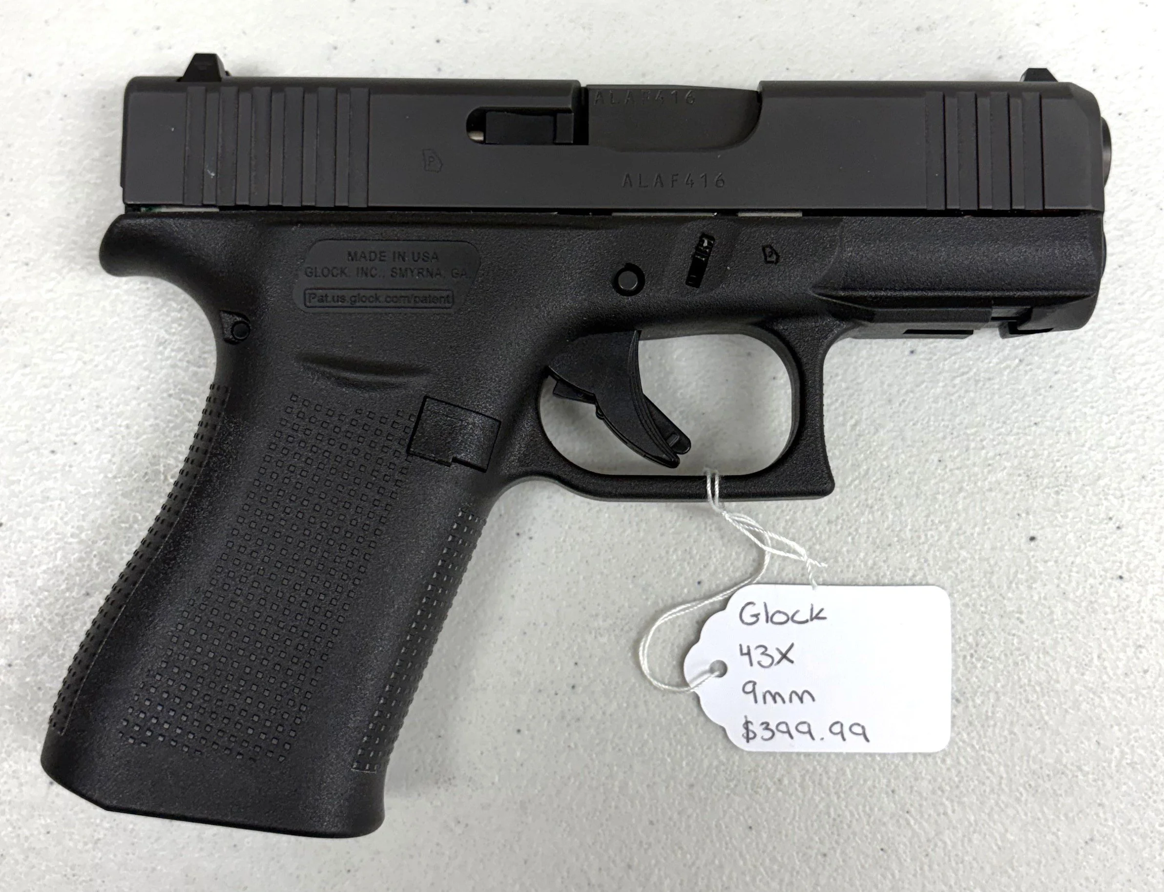 Glock 43X 9mm $399.99