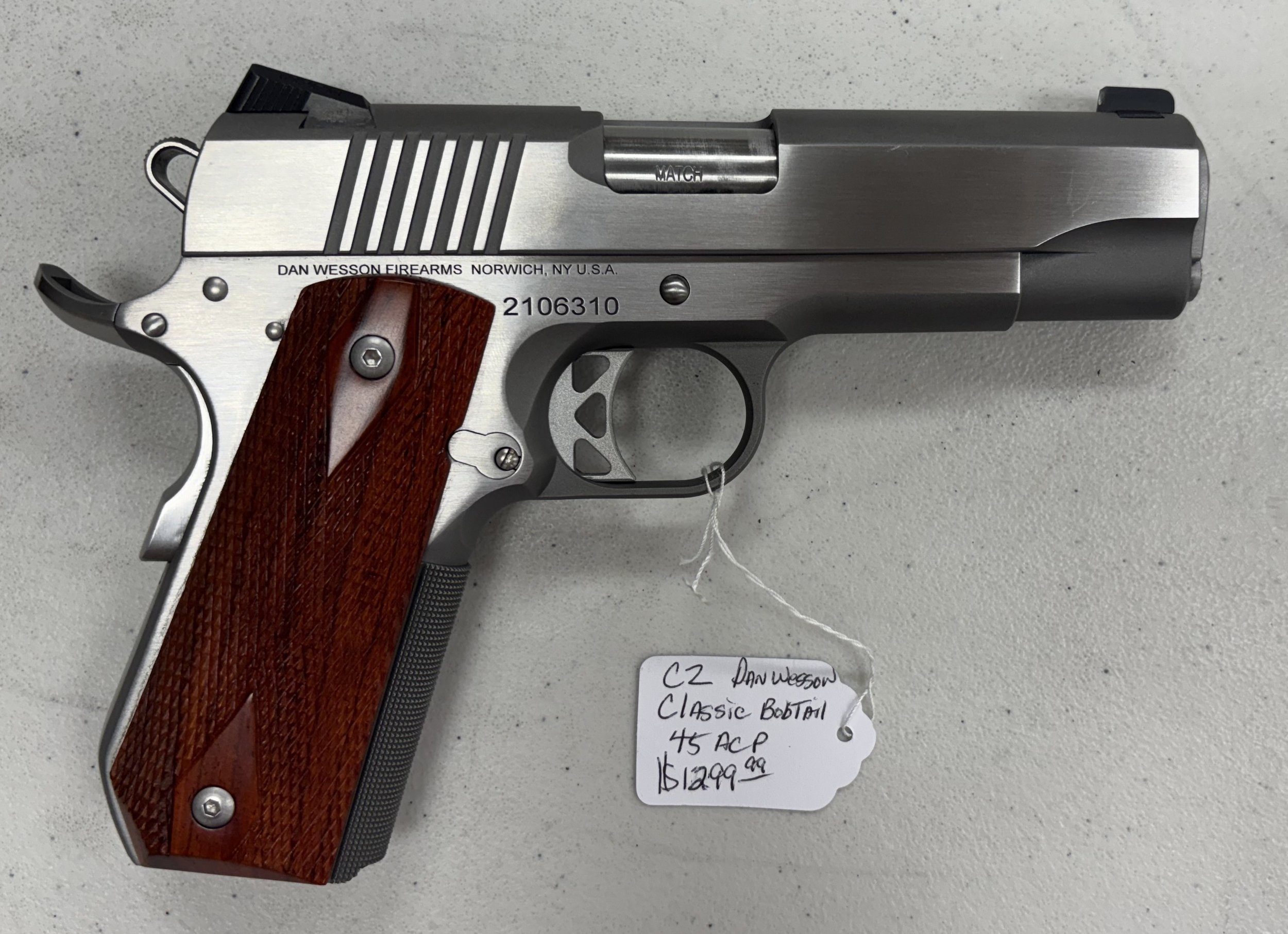 Used CZ Dan Wesson Classic Bobtail 45 ACP $1199.99